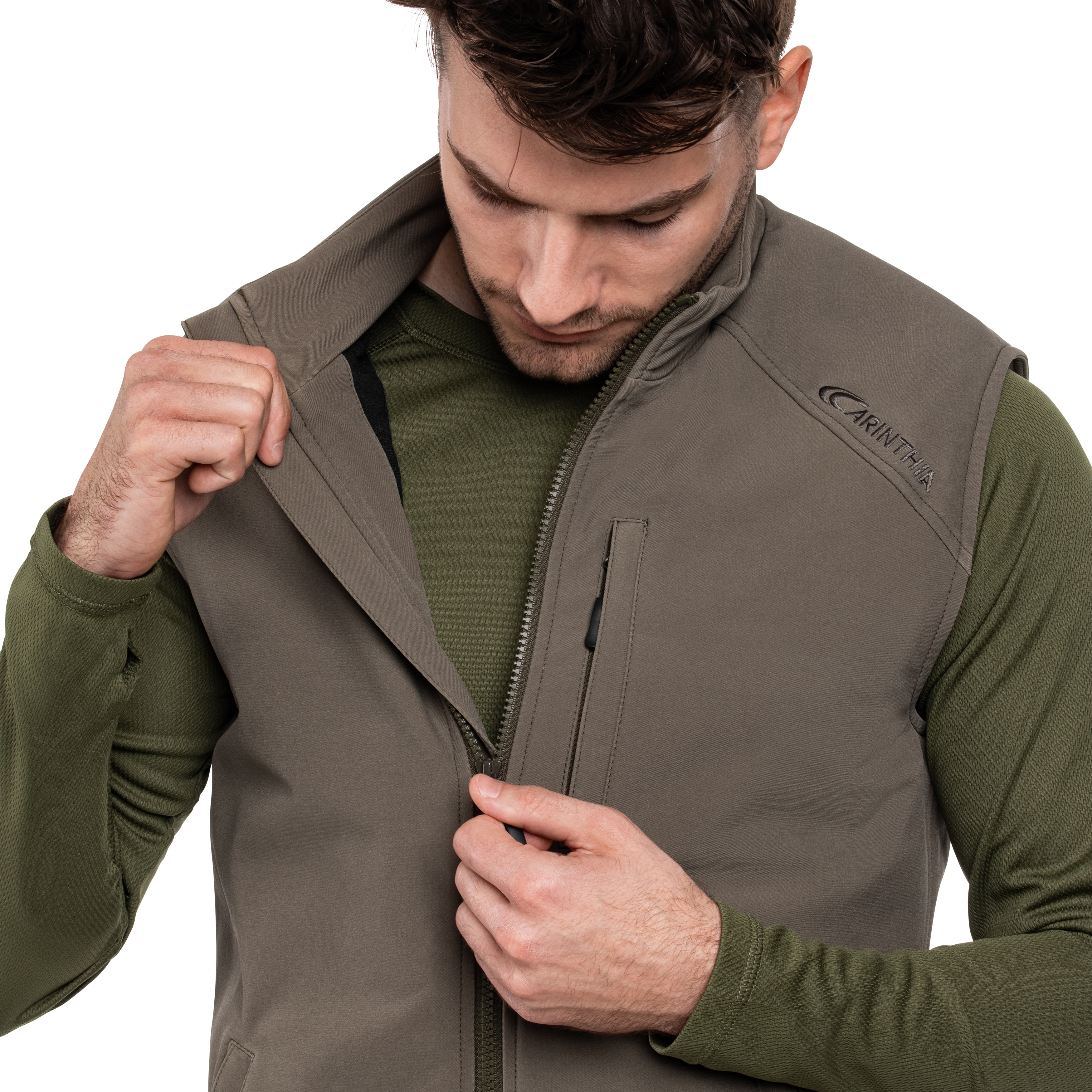 Sans manches Loftshell Climate Vest Carinthia - Olive