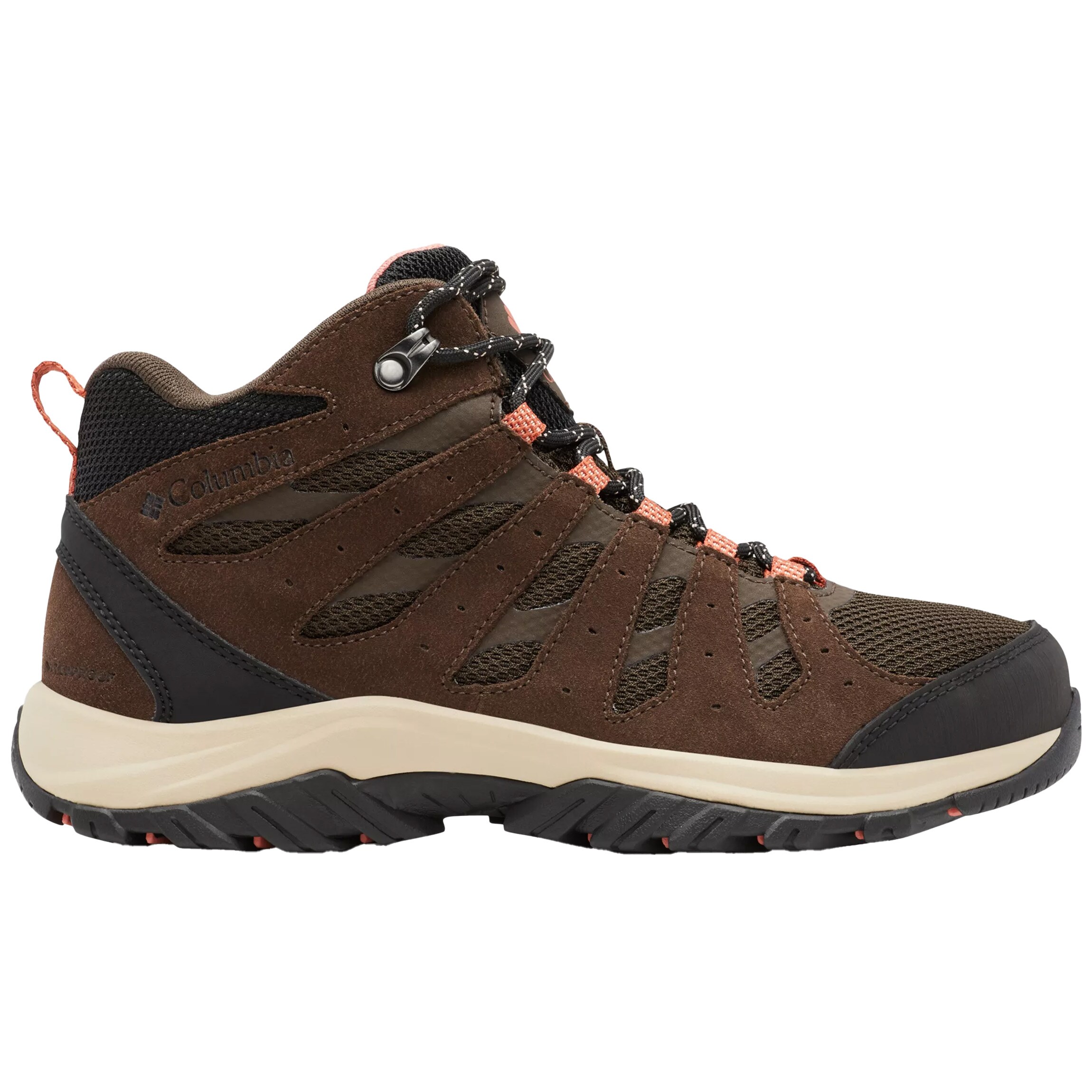 Chaussures pour femmes Redmond III MID Waterproof Columbia - Cordovan/Dark Coral