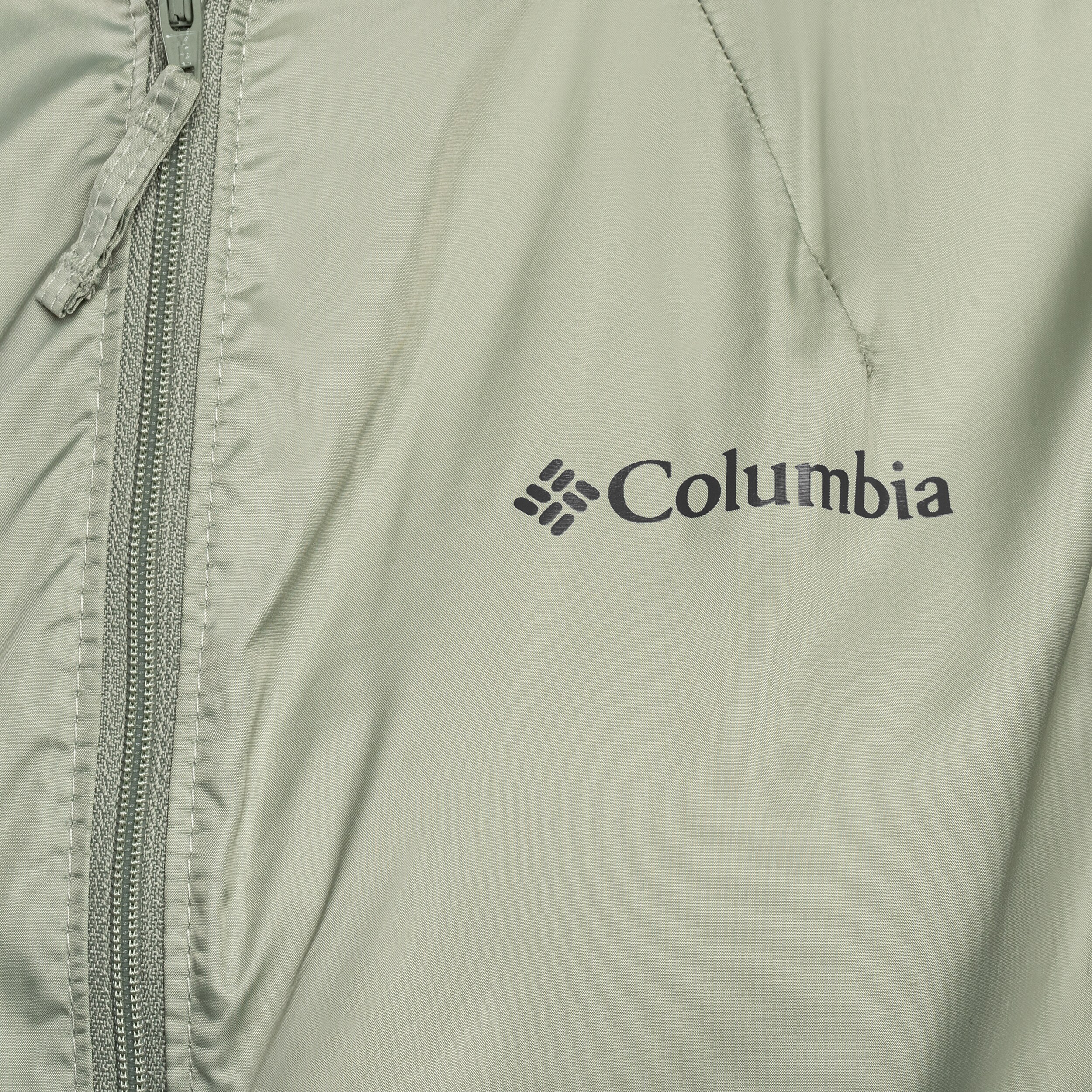 Veste pour femmes Flash Forward II Hooded Windbreaker Columbia - Safari/Stone Green