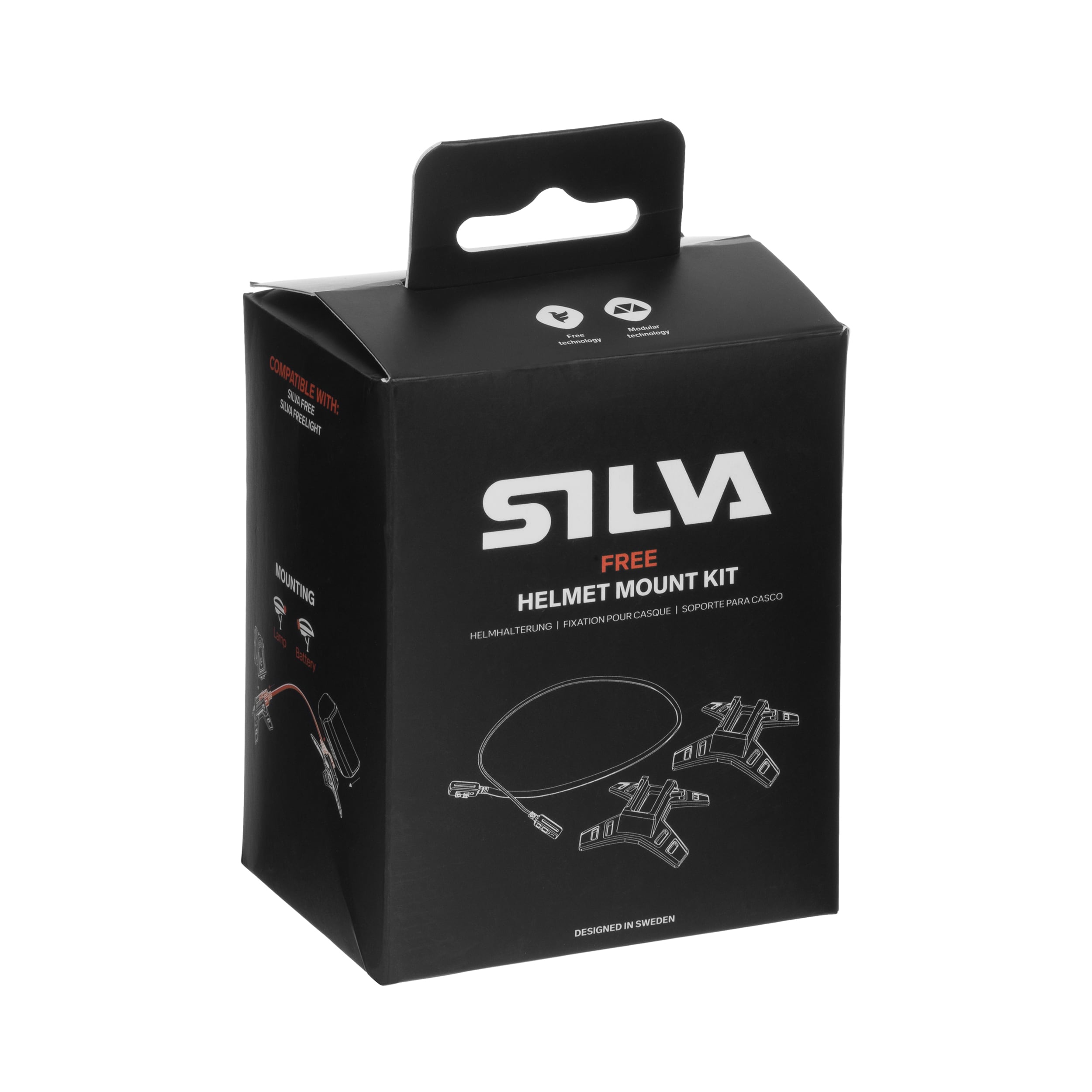 Kit de montage pour casque Silva pour lampes de poche Free