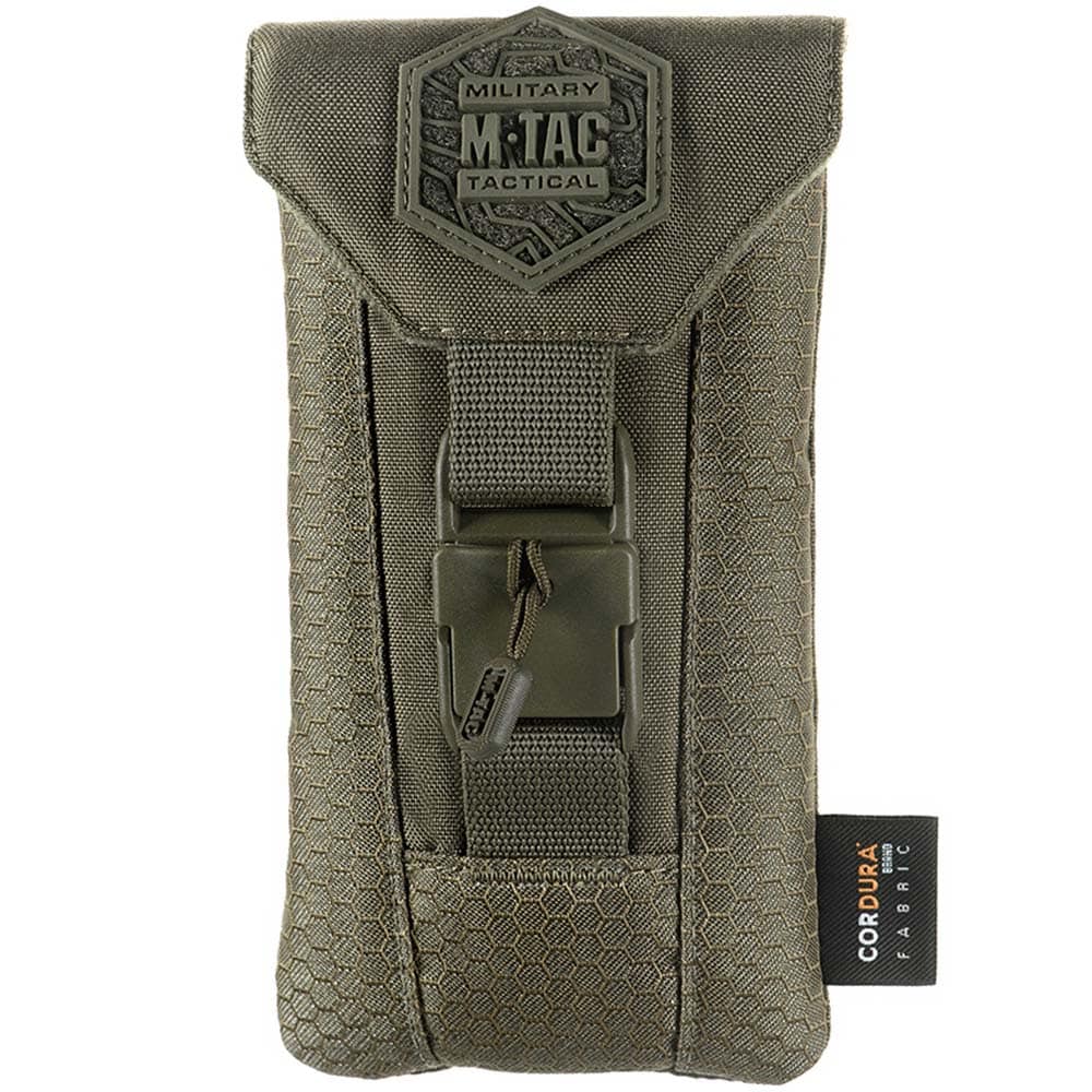 Étui pour téléphone Elite Medium Hex Full M-Tac - Ranger Green