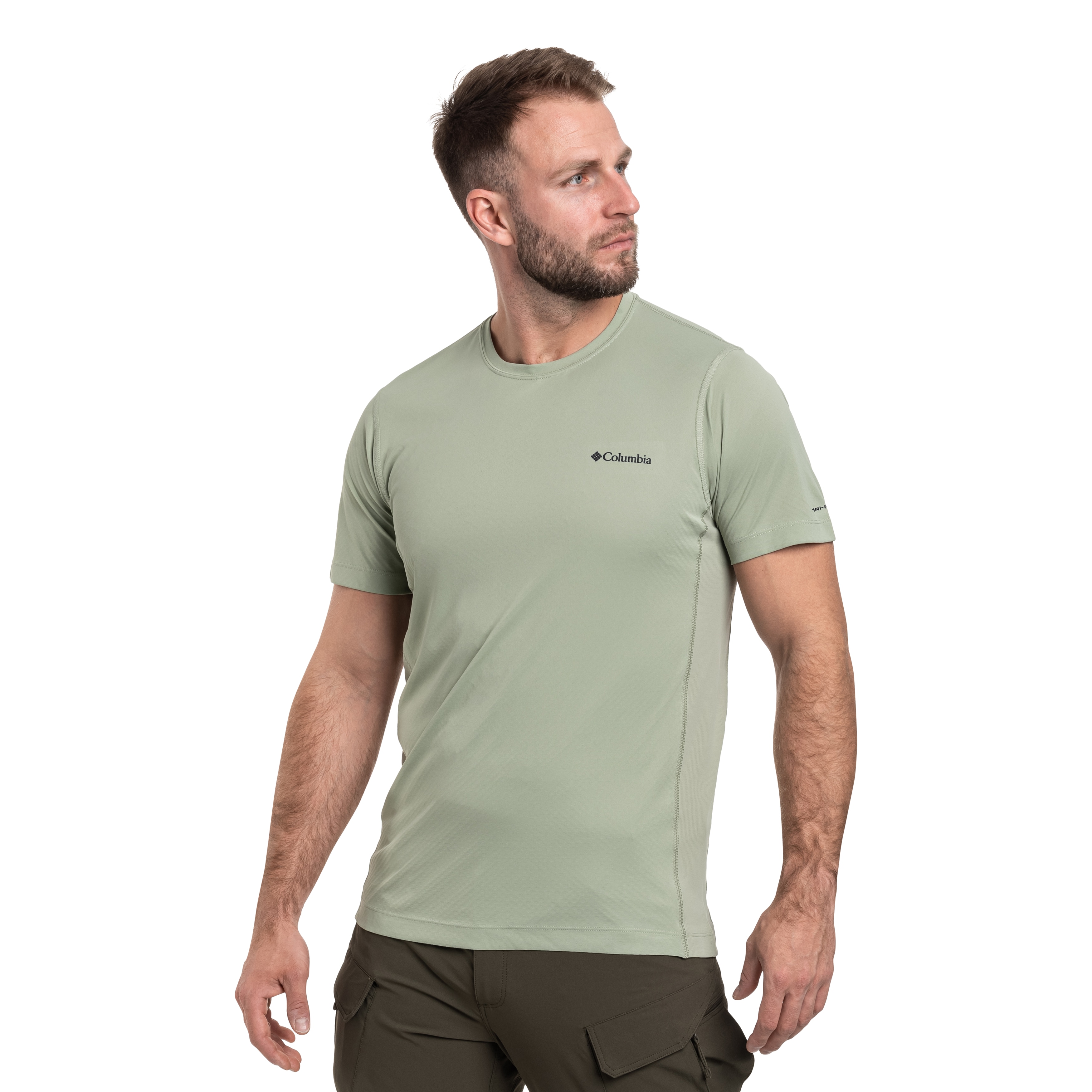 T-shirt thermique Zero Rules Light Short Sleeve Crew Columbia  - Safari