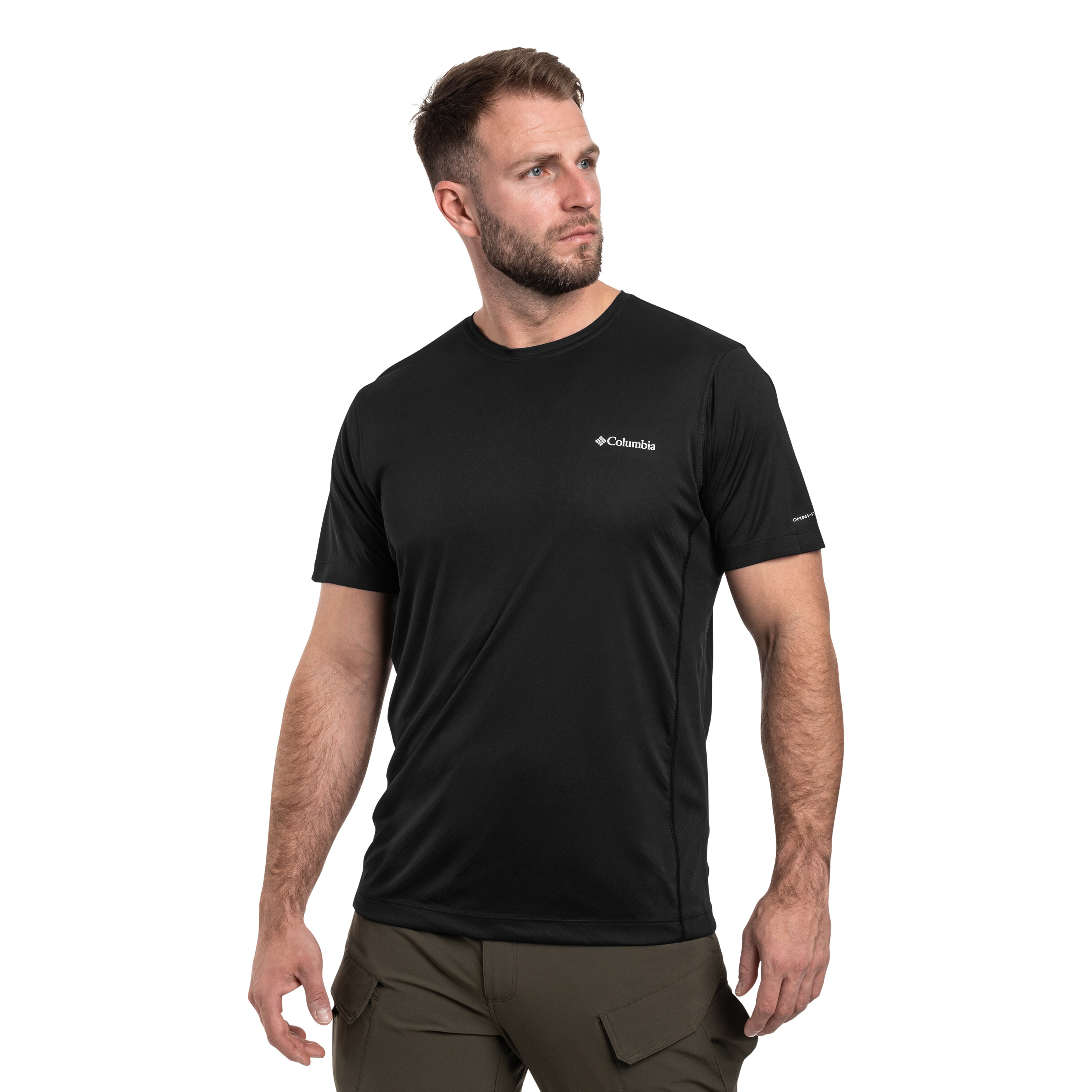 T-shirt thermique Zero Rules Light Short Sleeve Crew Columbia - Black
