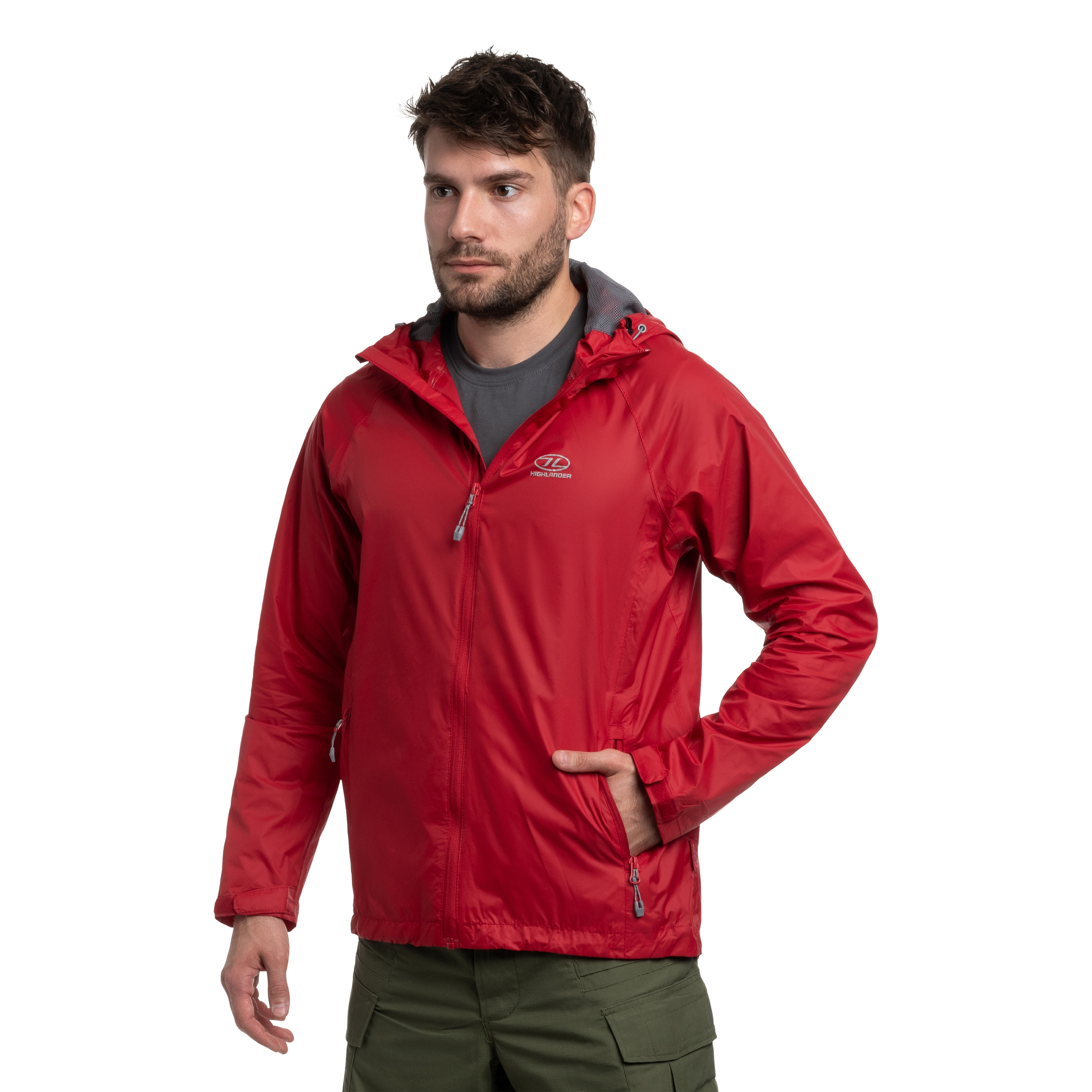 Veste Outdoor Stow & Go Pack Away Highlander - Red