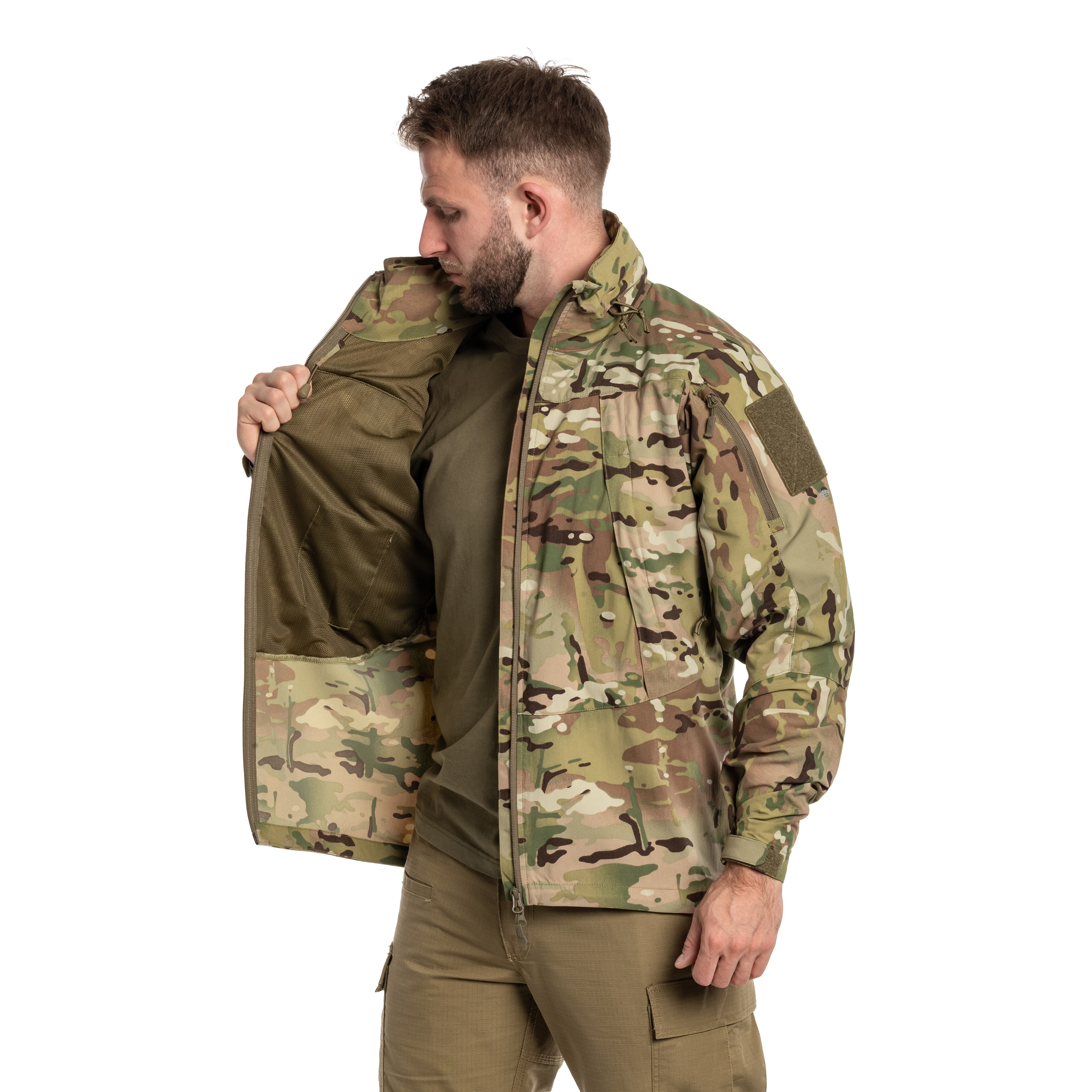 Veste Trooper StormStretch Softshell MK2 Helikon-Tex - MultiCam