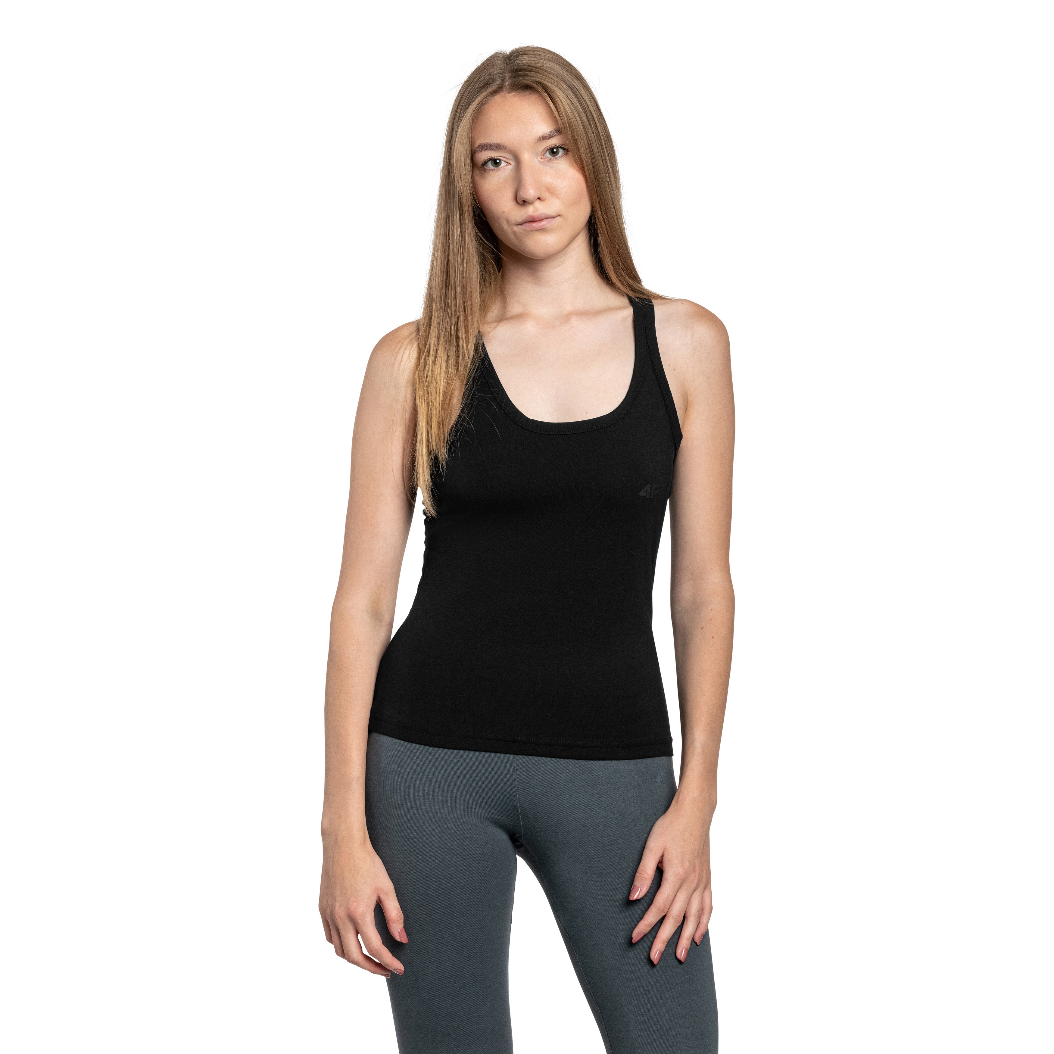 T-shirt pour femmees F124 4F - Noir profond