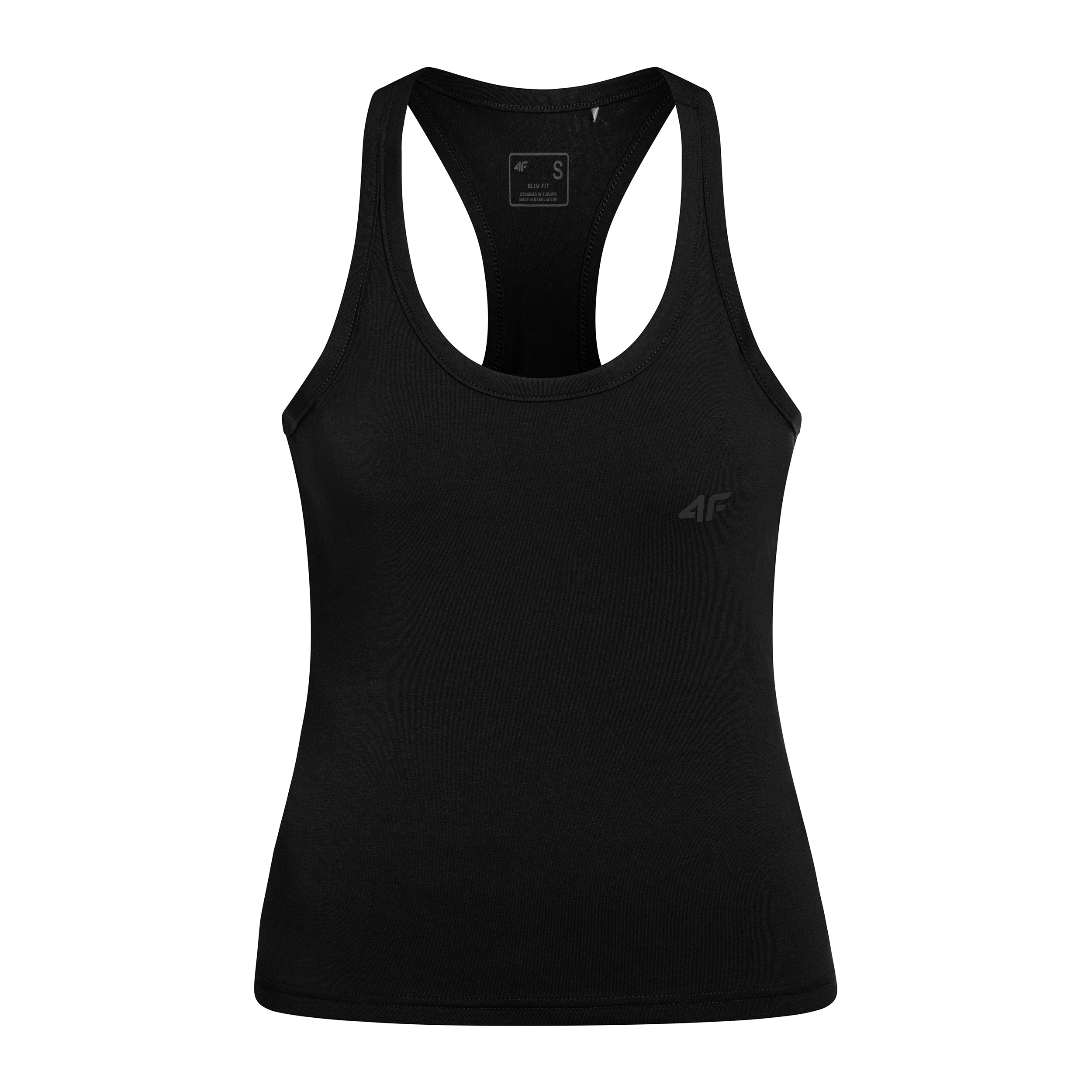 T-shirt pour femmees F124 4F - Noir profond