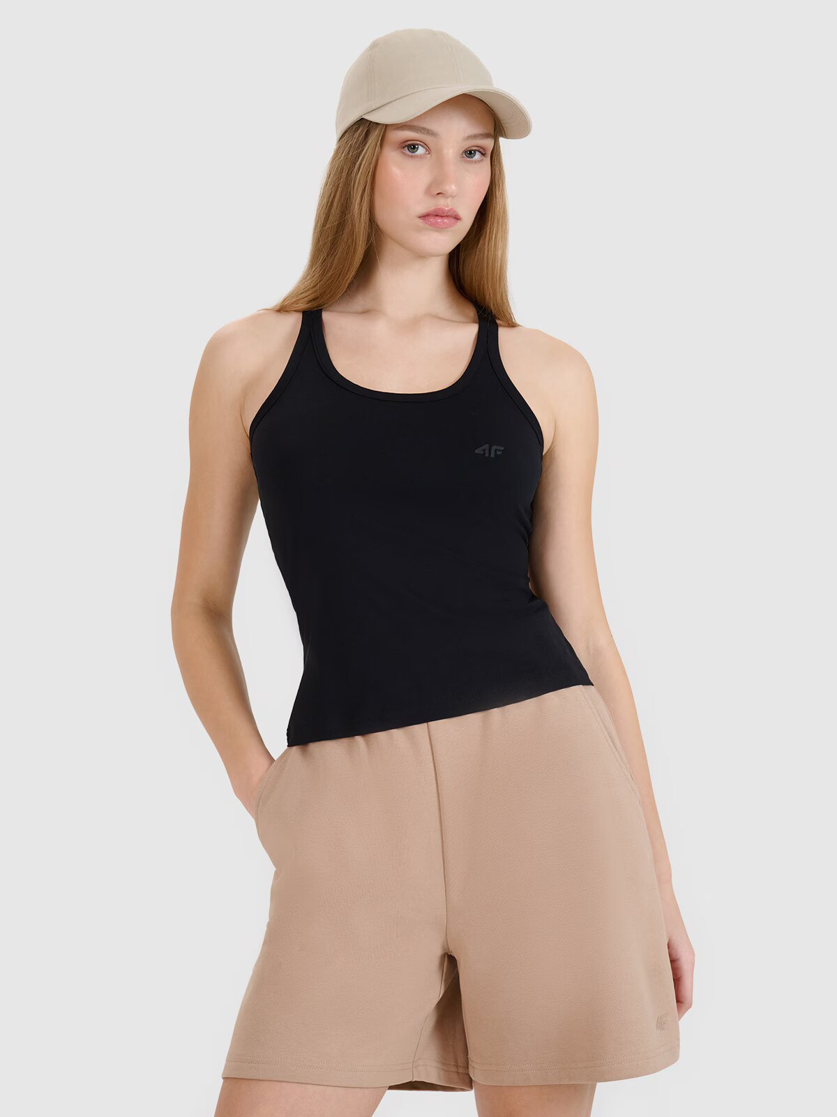 T-shirt pour femmees F124 4F - Noir profond