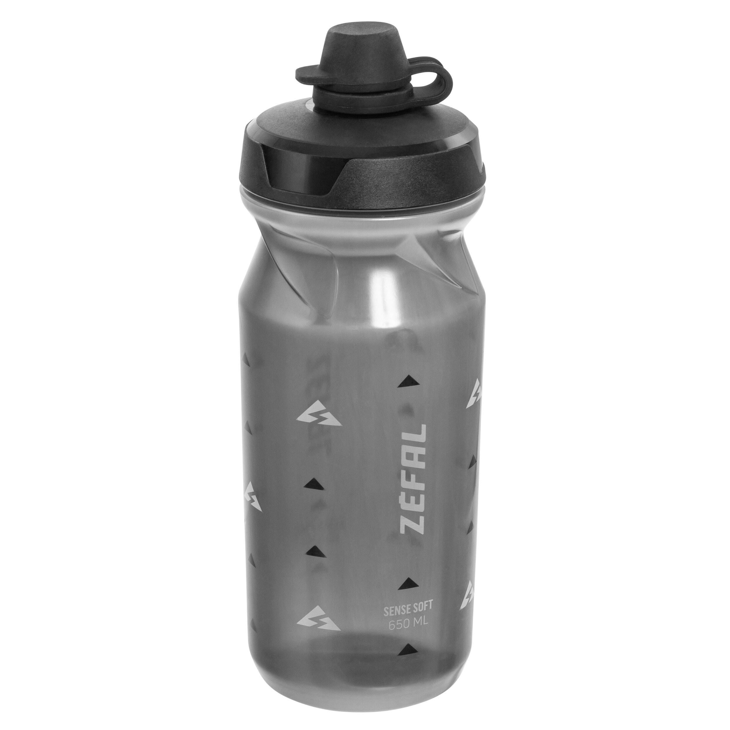 Bouteille Sense Soft 65 No-Mud Bottle 650 ml Zefal - Smoked Black