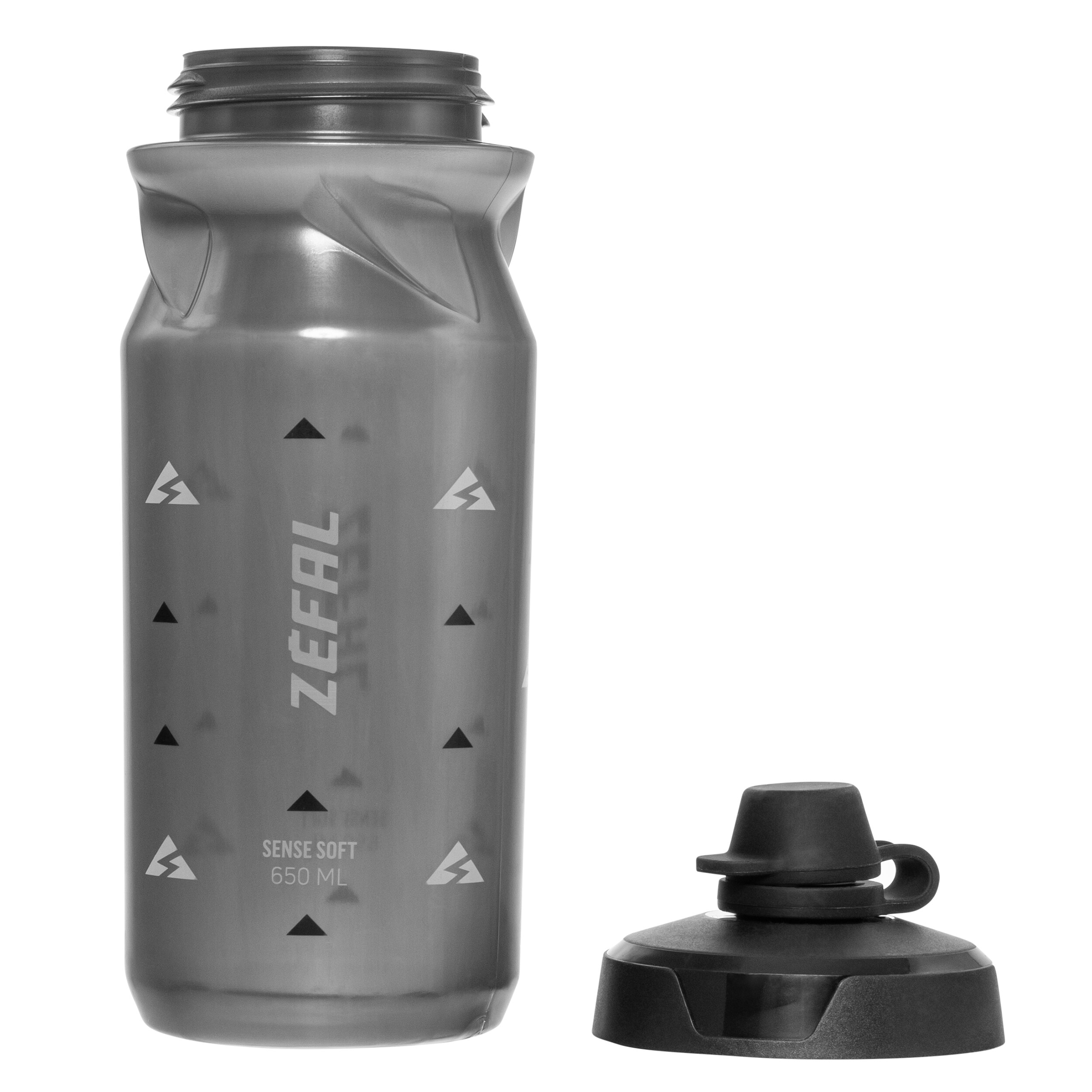 Bouteille Sense Soft 65 No-Mud Bottle 650 ml Zefal - Smoked Black