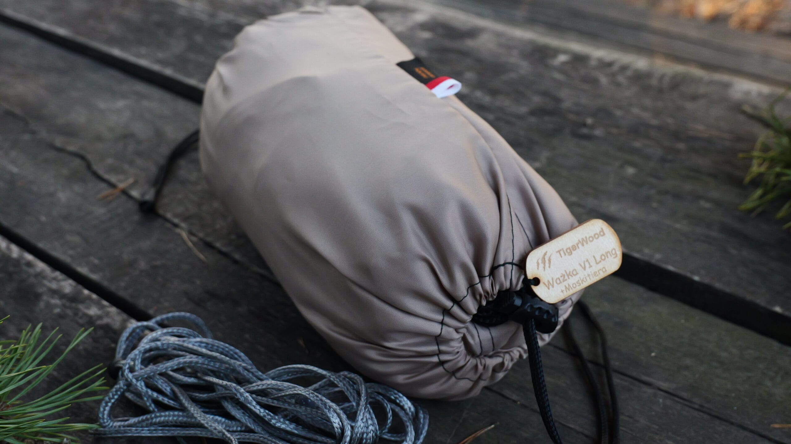 Hamac Ważka V1 Long Double Zip Desert - avec moustiquaire TigerWood