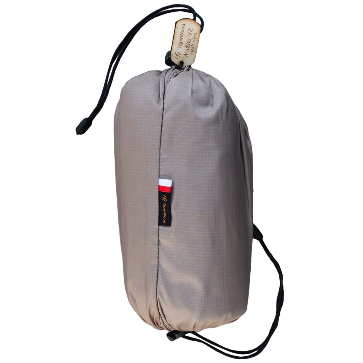 Hamac ultra-léger Ważka V2 Double Zip - avec moustiquaire TigerWood - Desert