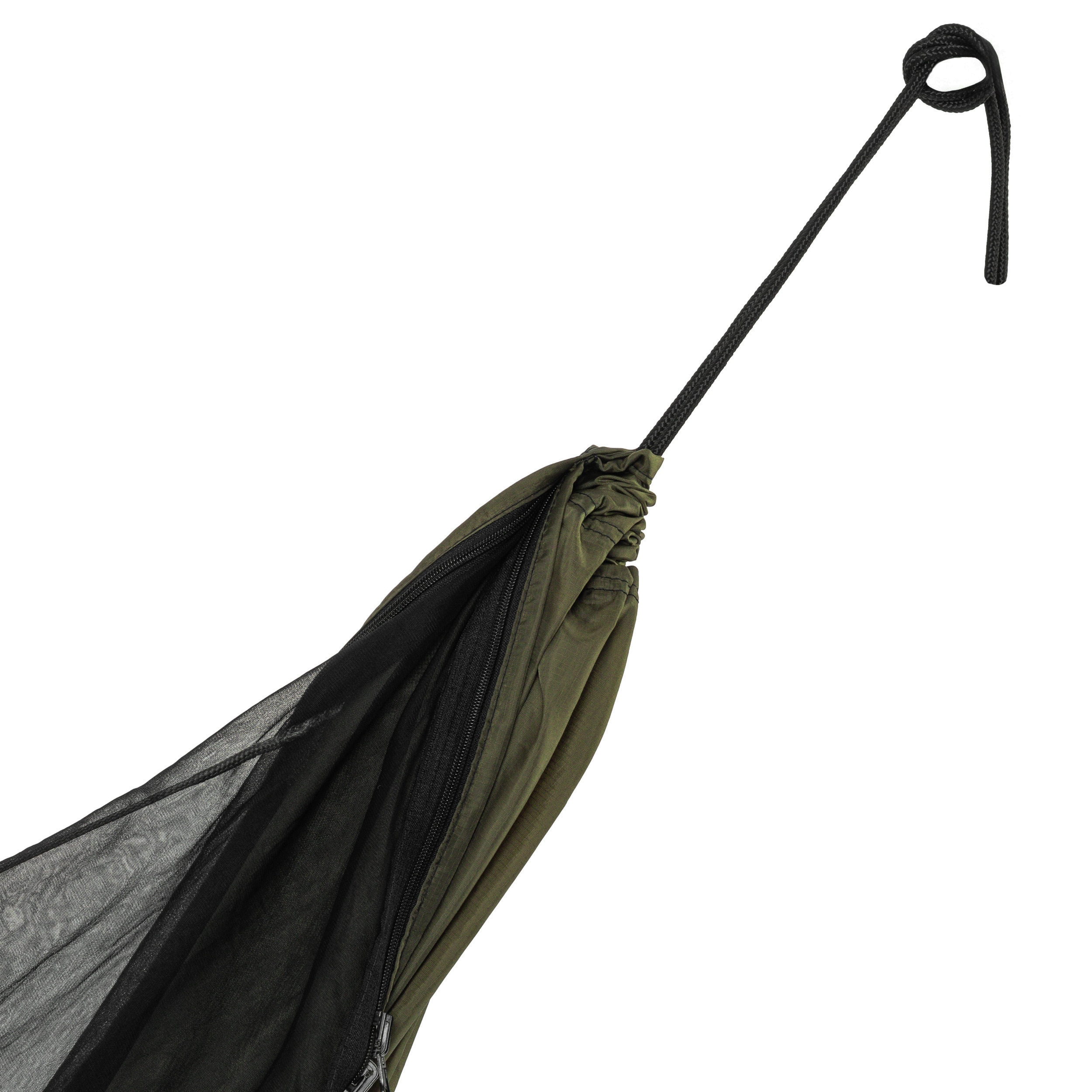 Hamac ultra-léger Ważka V2 Long Double Zip avec moustiquaire TigerWood - Green