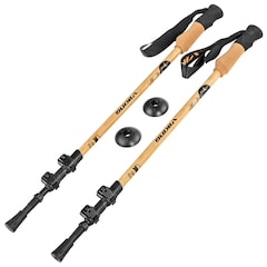 Bâtons de trekking Bambu Pro Trekking Viking - Beige