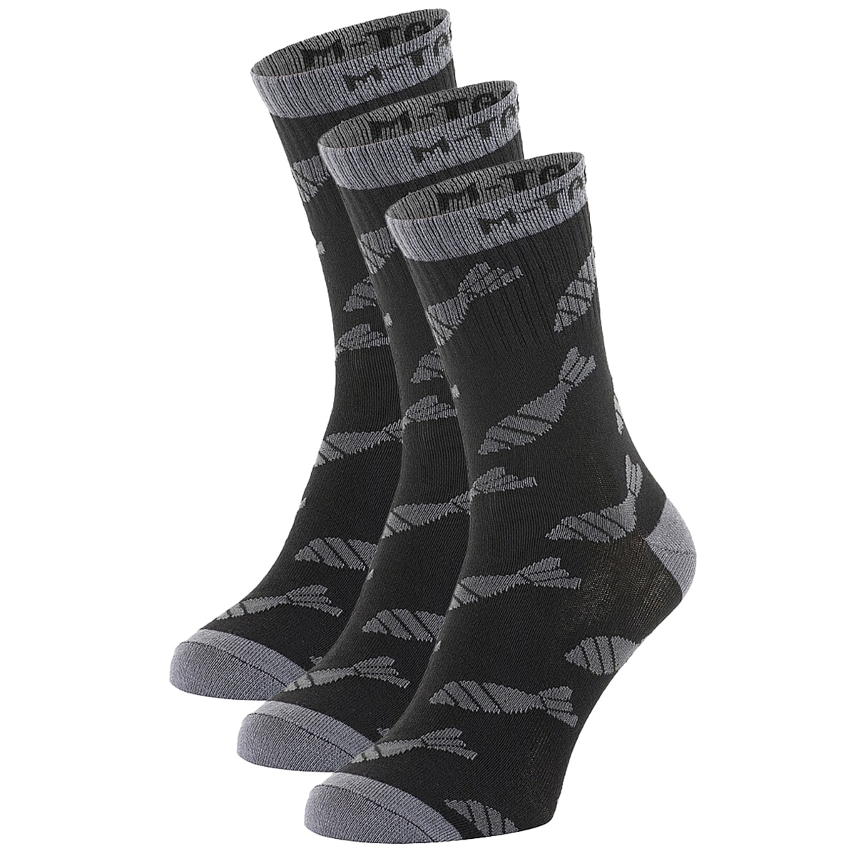 Chaussettes MK.3 Mortar Bombs 3 pairs M-Tac  - Black