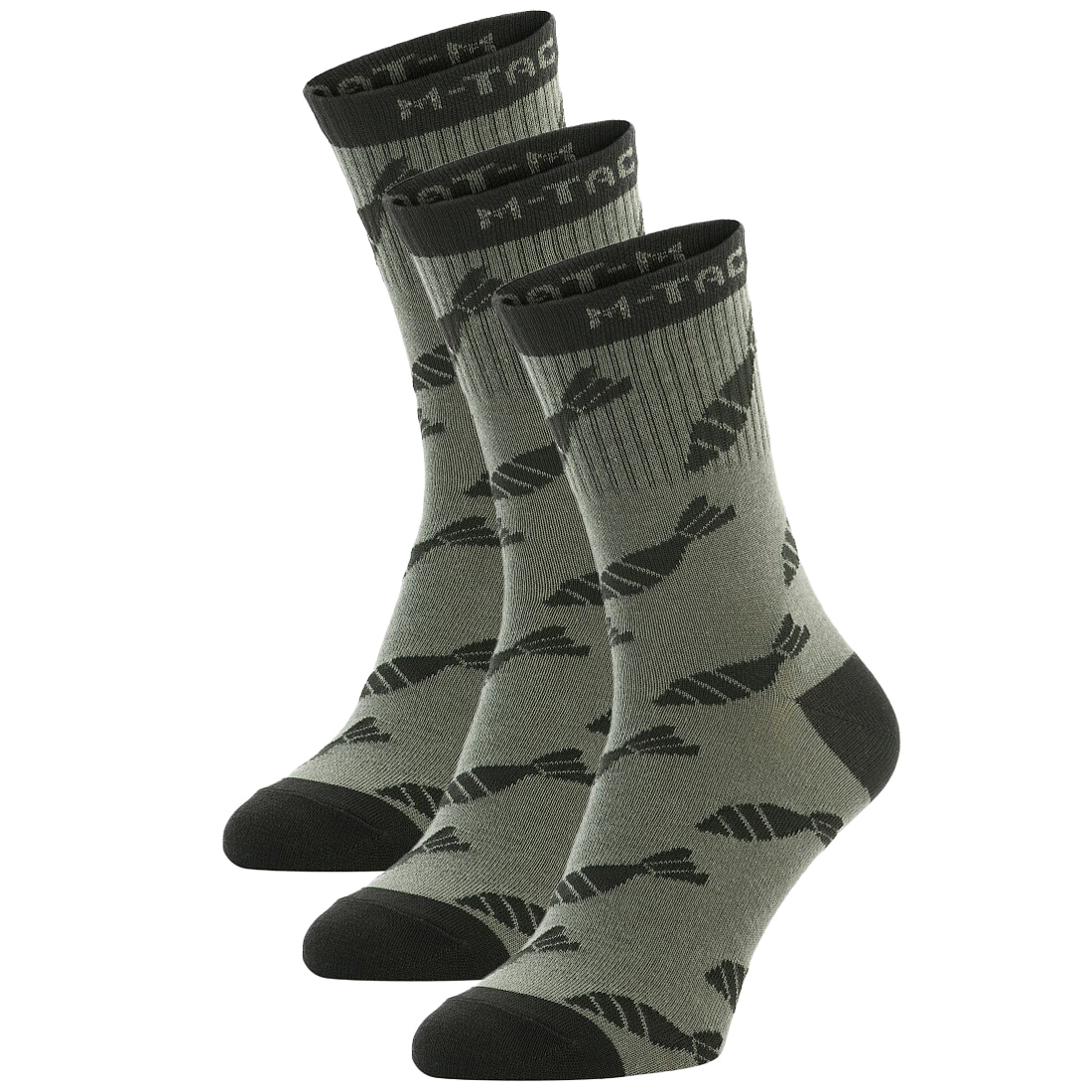 Chaussettes MK.3 Mortar Bombs 3 Pac M-Tac - Olive