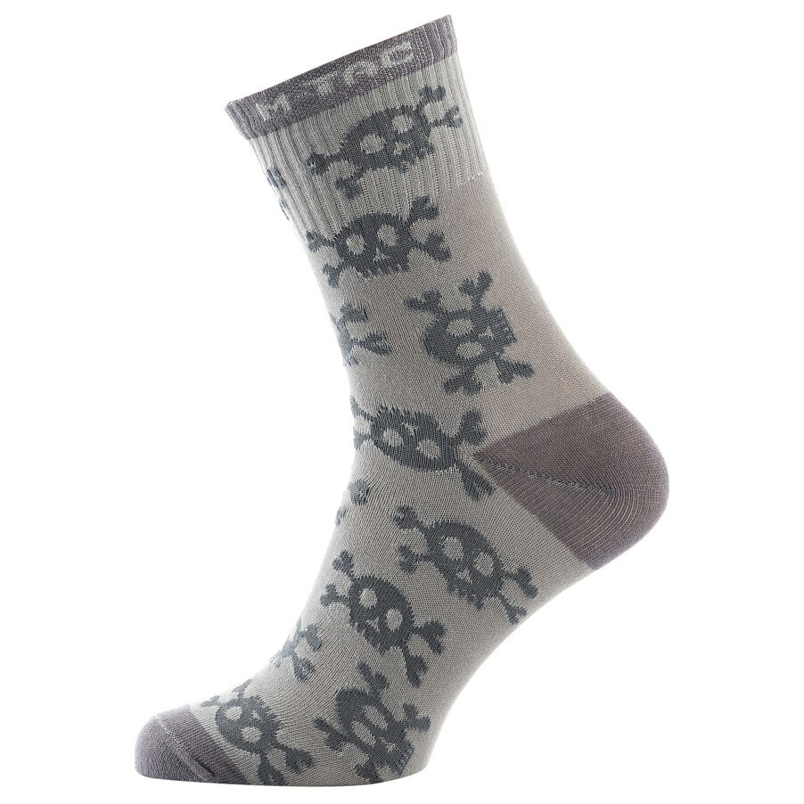 Chaussettes  MK.3 Pirate Skull 3 pairs M-Tac - Light Grey