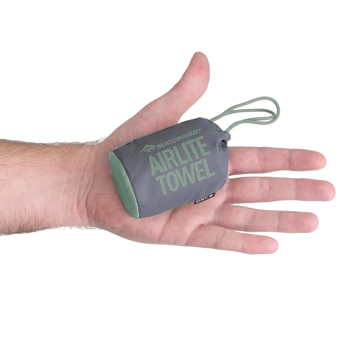 Serviette à séchage rapide Airlite Towel M 50 x 100 cm Sea To Summit - Sage Green