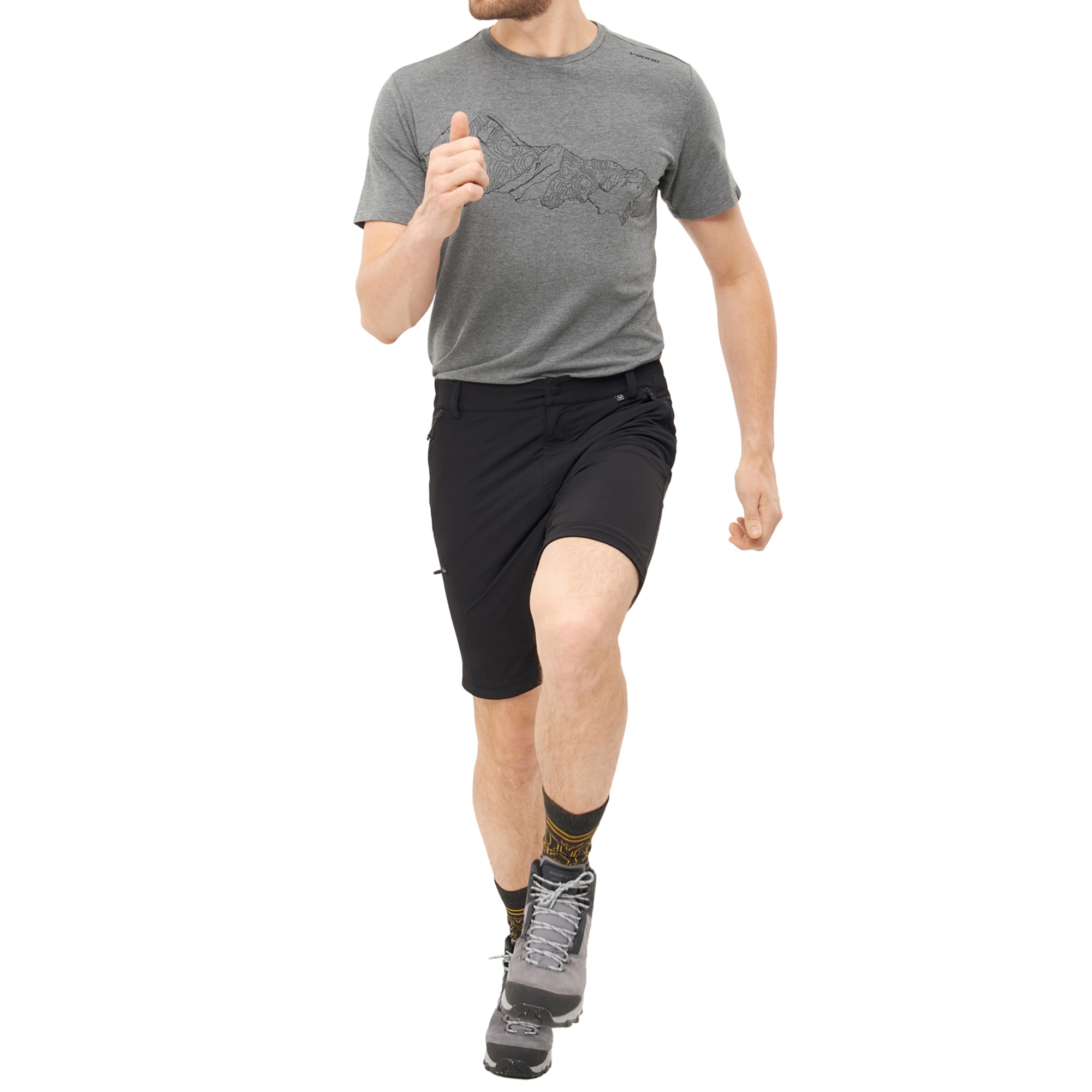 Pantalon de trekking 2en1 Rocklyn Viking - Black