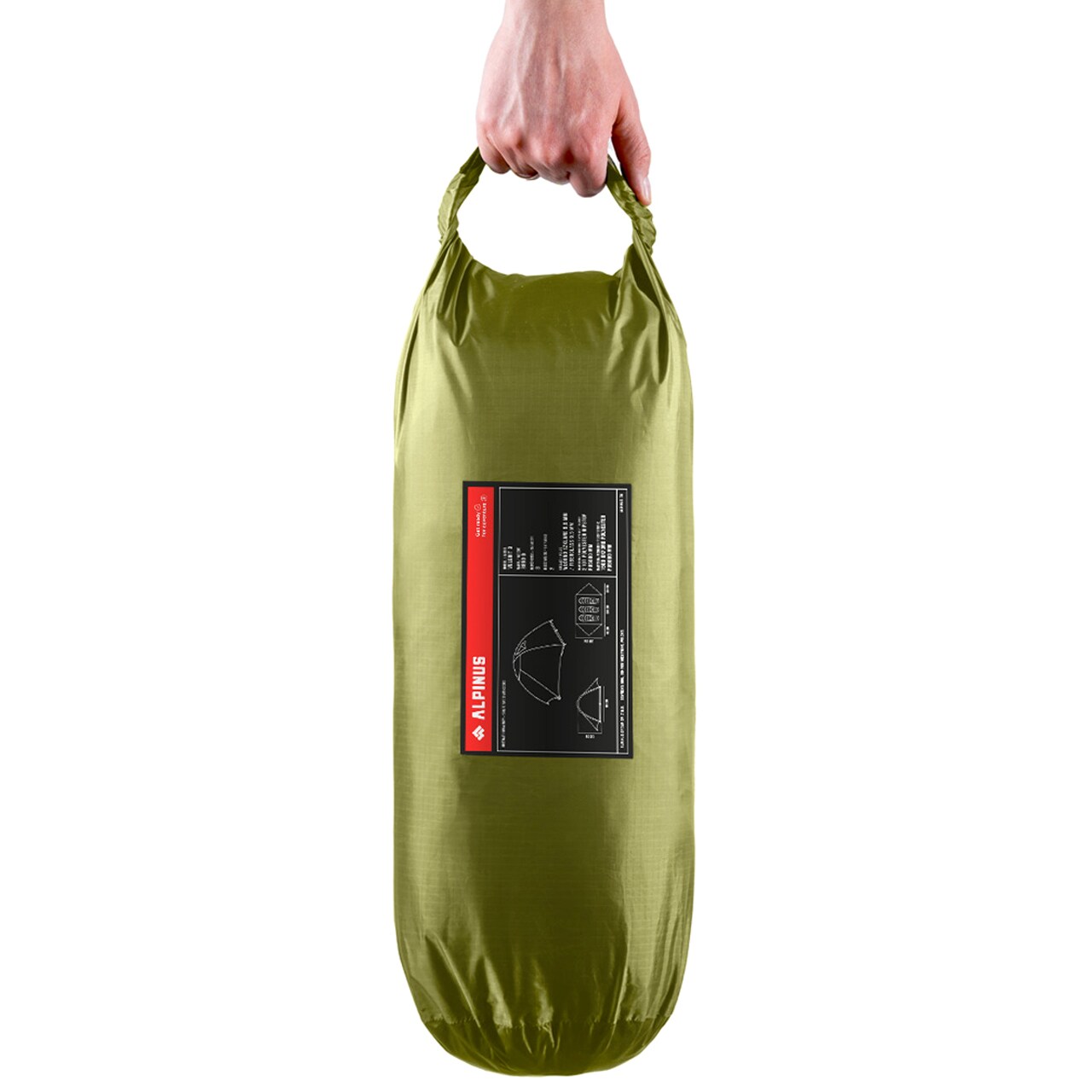 Tente 3 personnes Velebit 3 ALU 4S Alpinus - Green