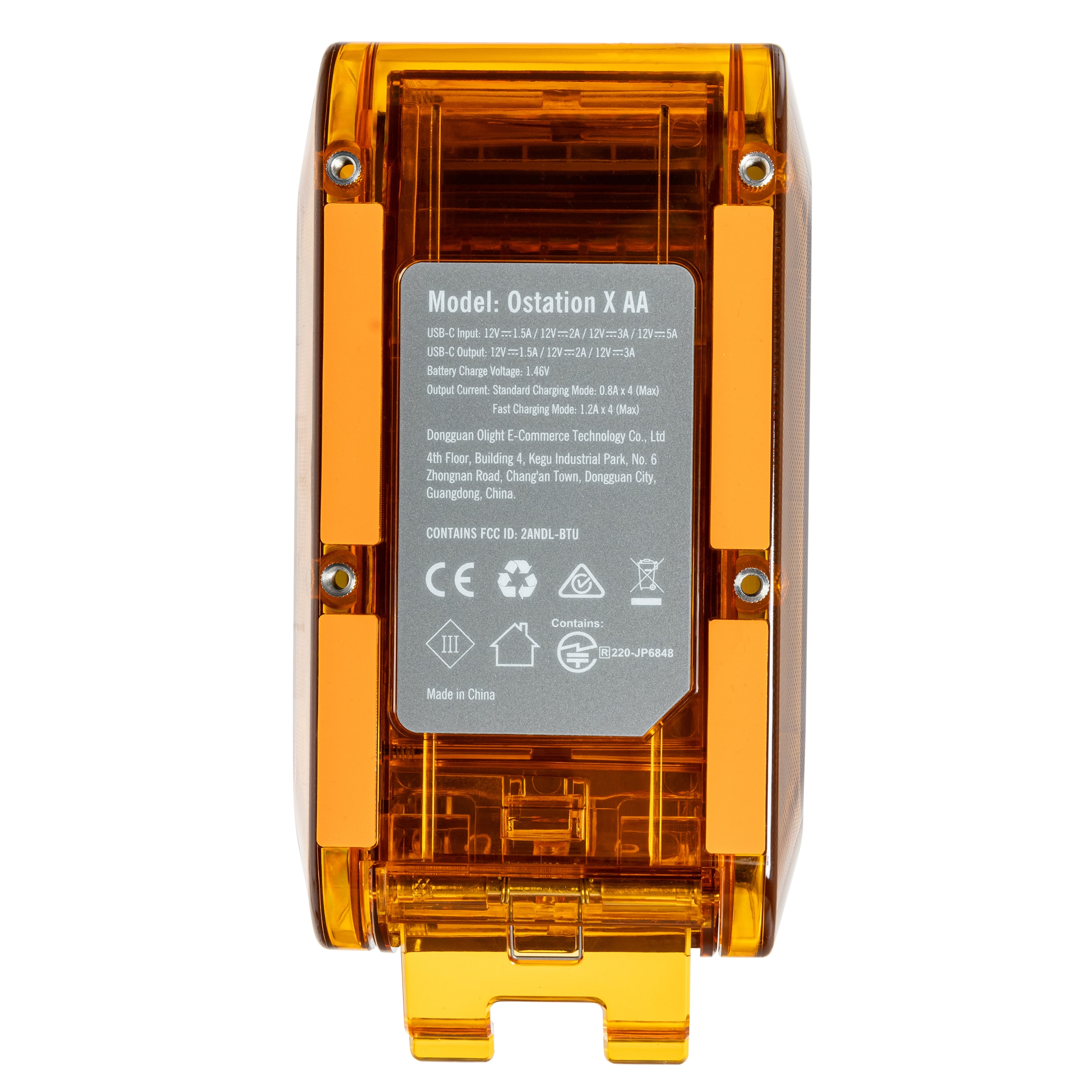 Station de recharge Ostation X AA Olight - Amber