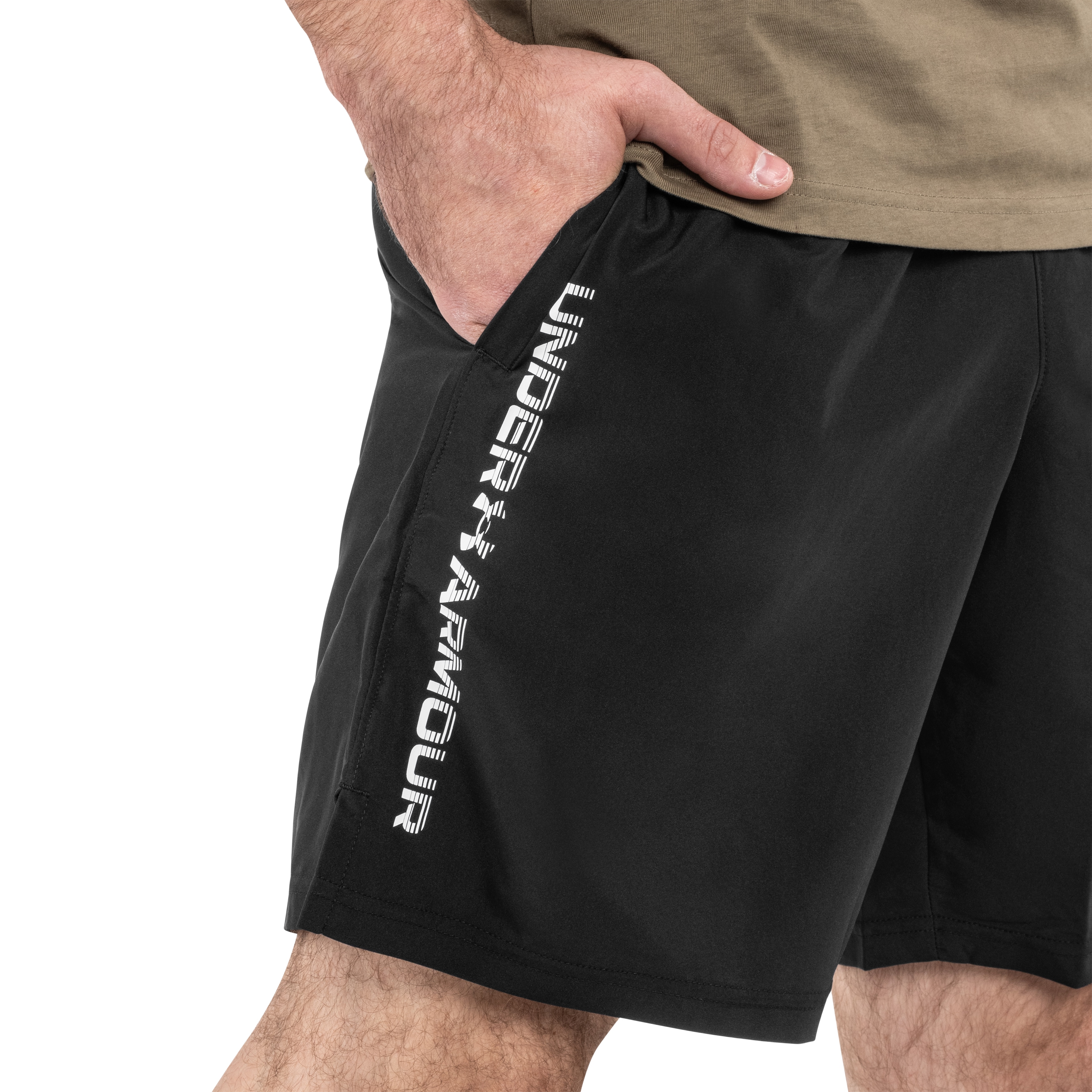 Short UA Tech Woven Wordmark Under Armour - Black