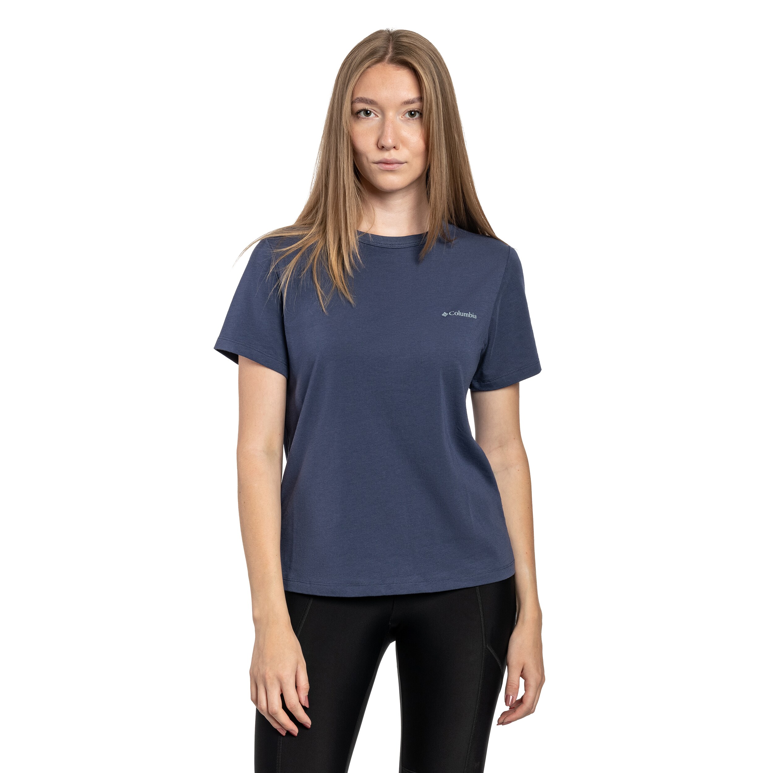 T-shirt pour femmes Sun Trek Short Sleeve II Columbia - Nocturnal