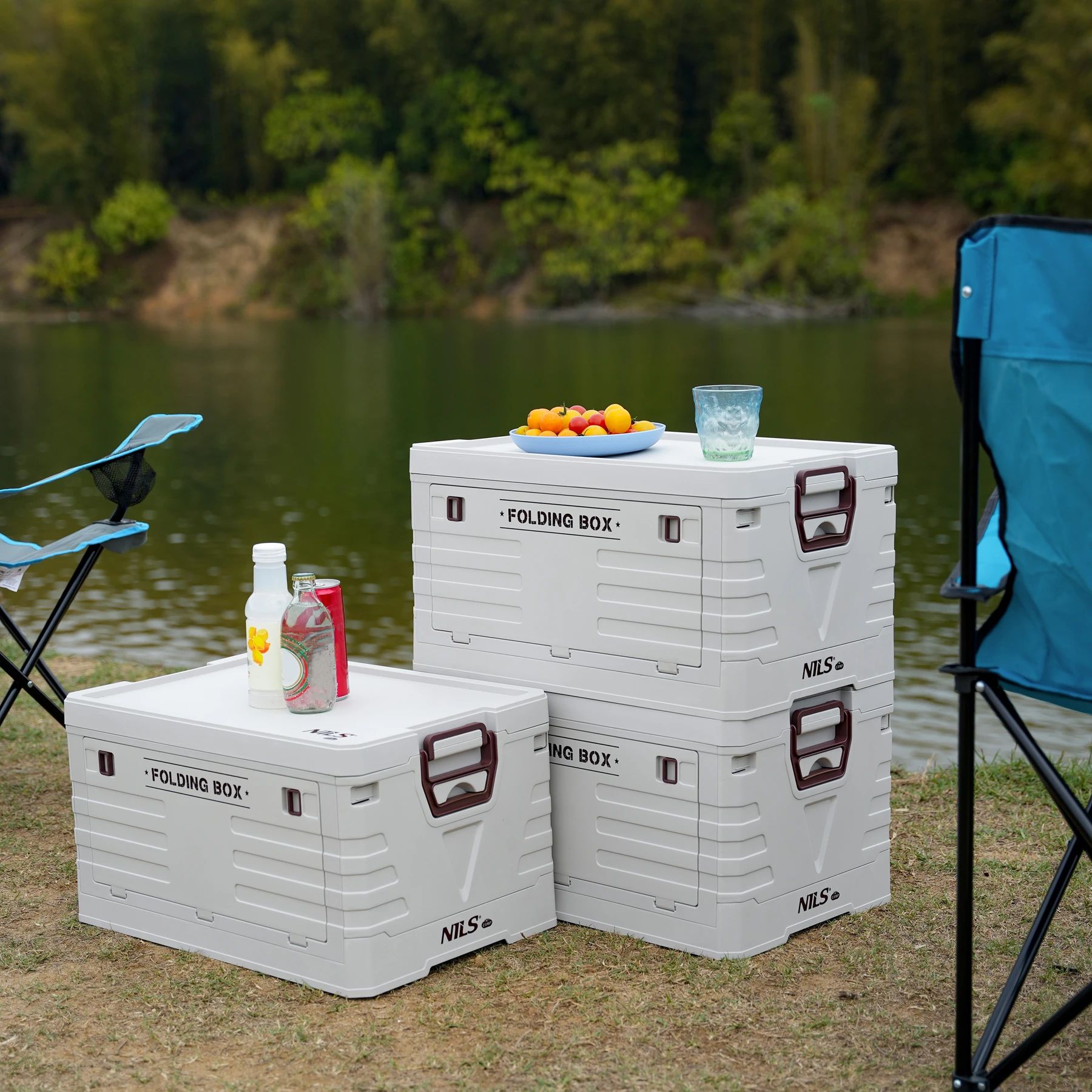 Caisse de transport NCB4004 Nils Camp 50 l - Blanc
