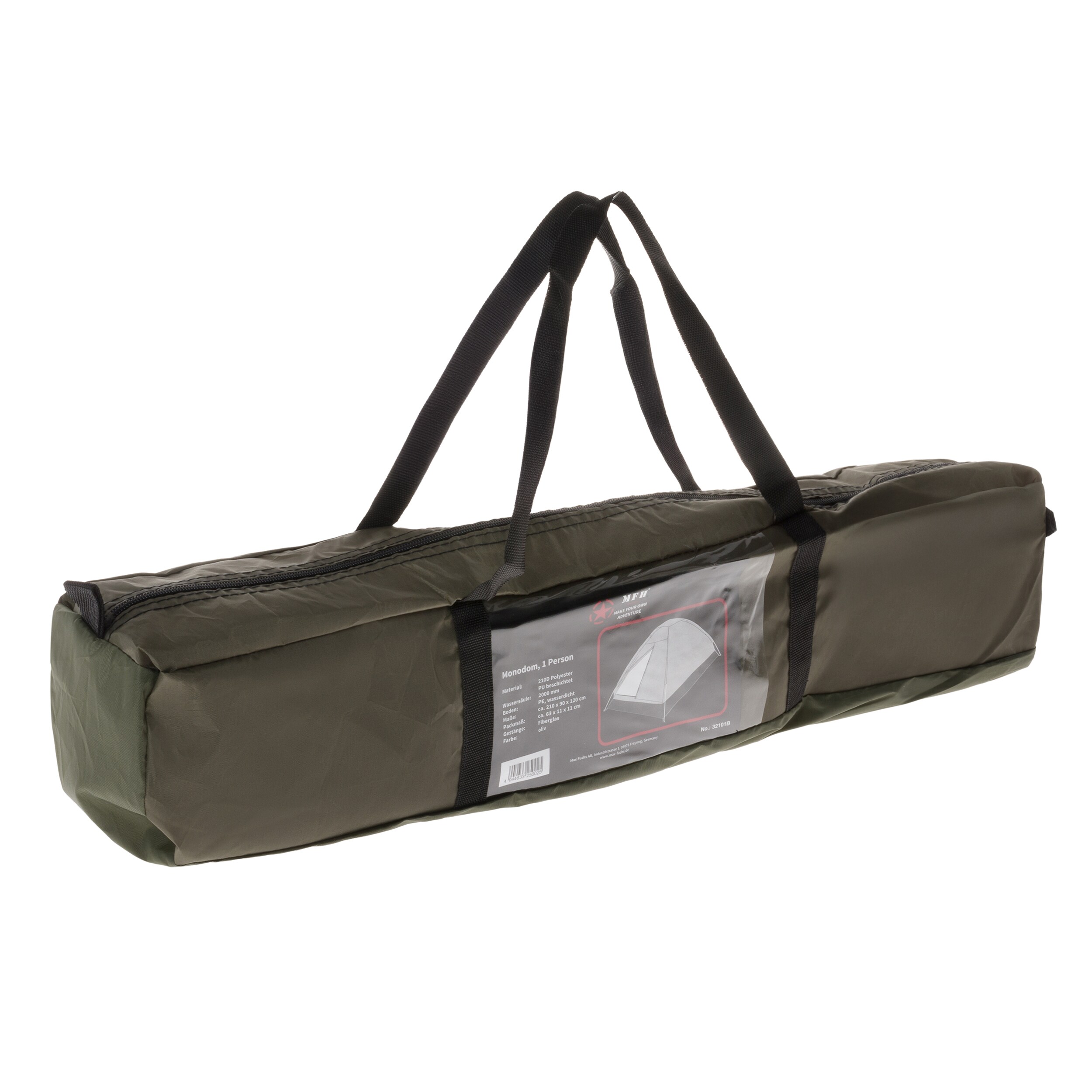 Tente pour 1 personne Monodom MFH - Olive