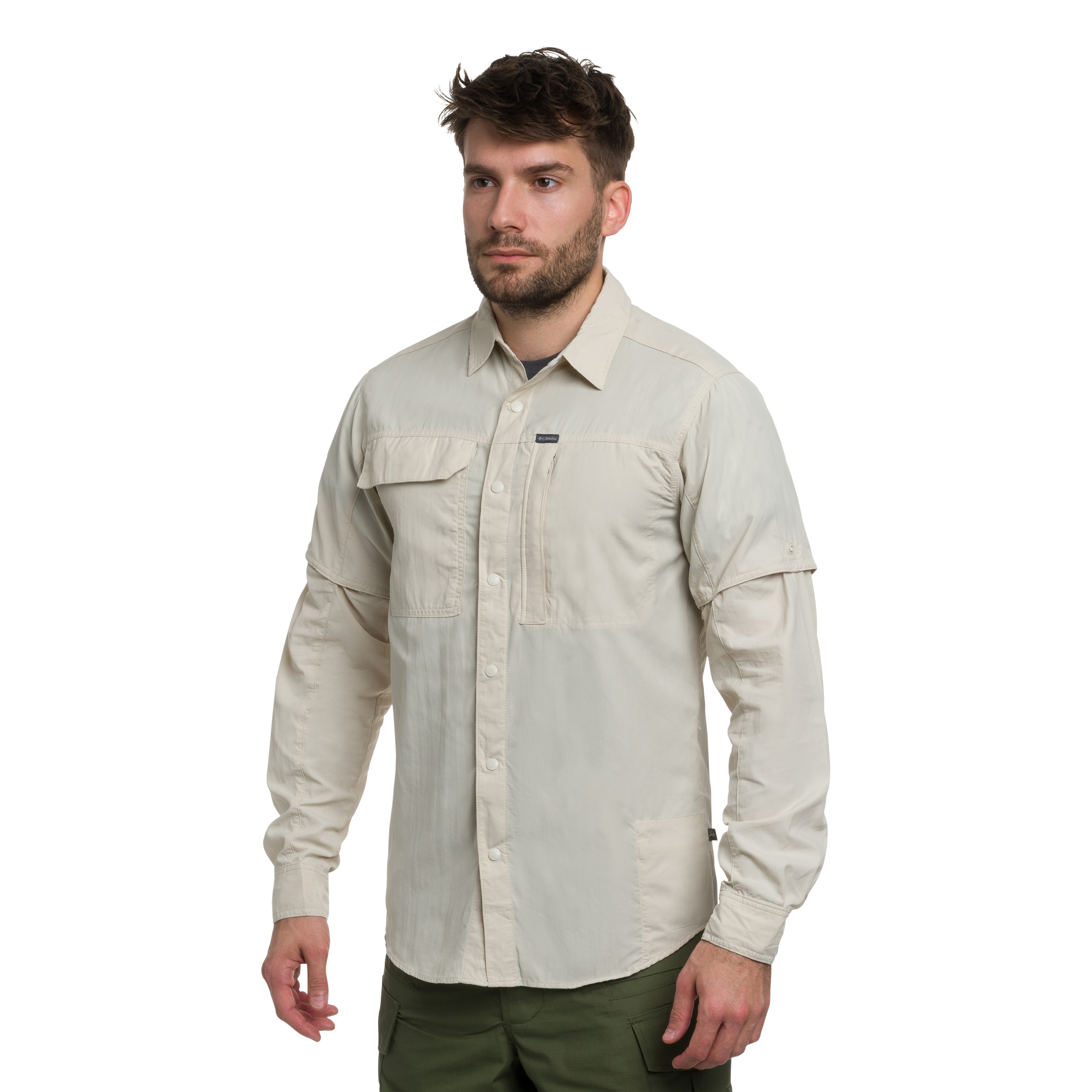 Chemise Skien Valley Long Sleeve Columbia - Dark Stone