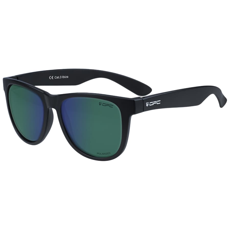 Lunettes de soleil polarisées Lifestyle Ibiza OPC - Matt Black/ Green
