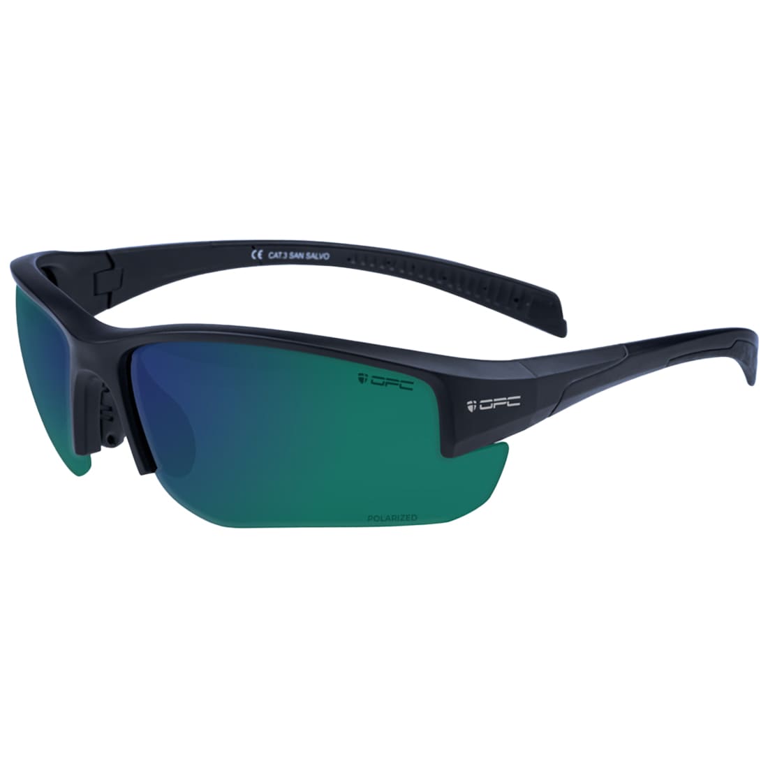 Lunettes de soleil Extreme San Salvo OPC - Matt Black/Green