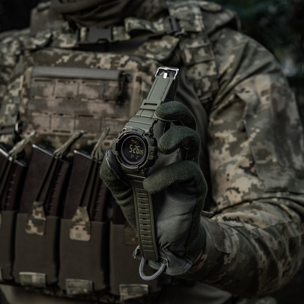 Montre tactique avec boussole 2233 M-Tac - Ranger Green