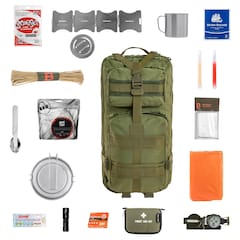 Sac à dos d'évacuation Recon 40 L Medium V2 - avec équipement  Badger Outdoor - Olive