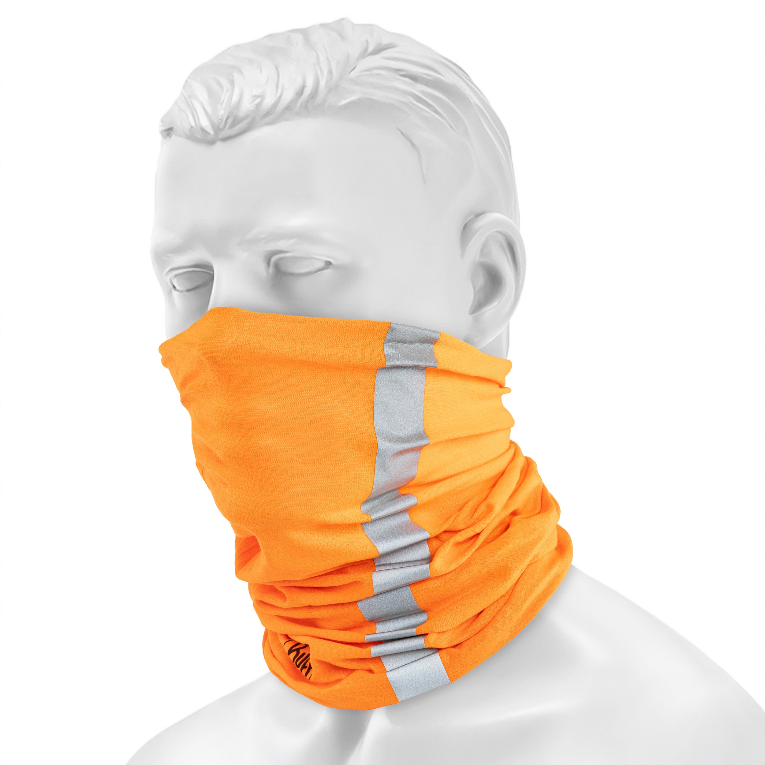 Foulard de protection Safety Coolnet UV Reflective Buff - R-Solid Orange Fluor