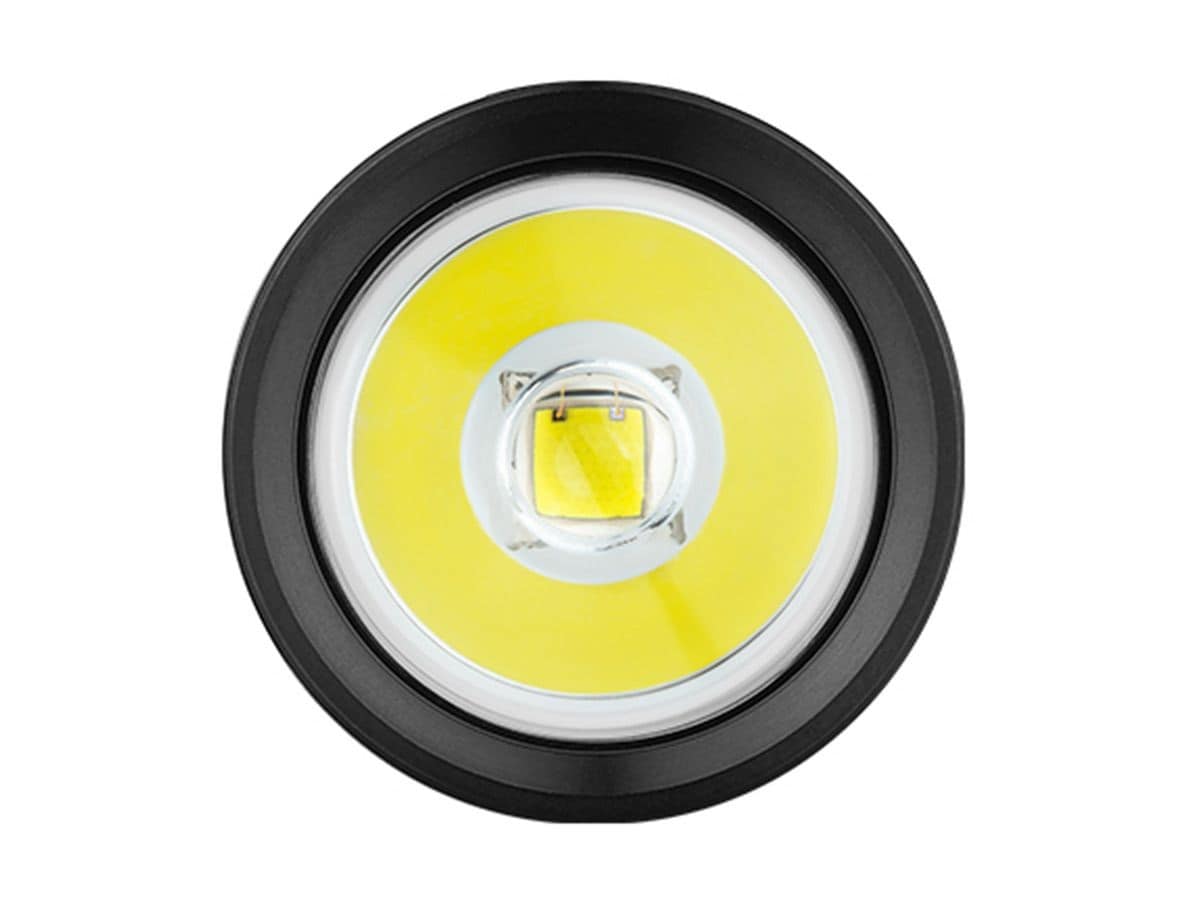 Lampe de poche avec étui de chargement sans fil 1300 lumens Baton 4 Premium Edition Olight - Orange