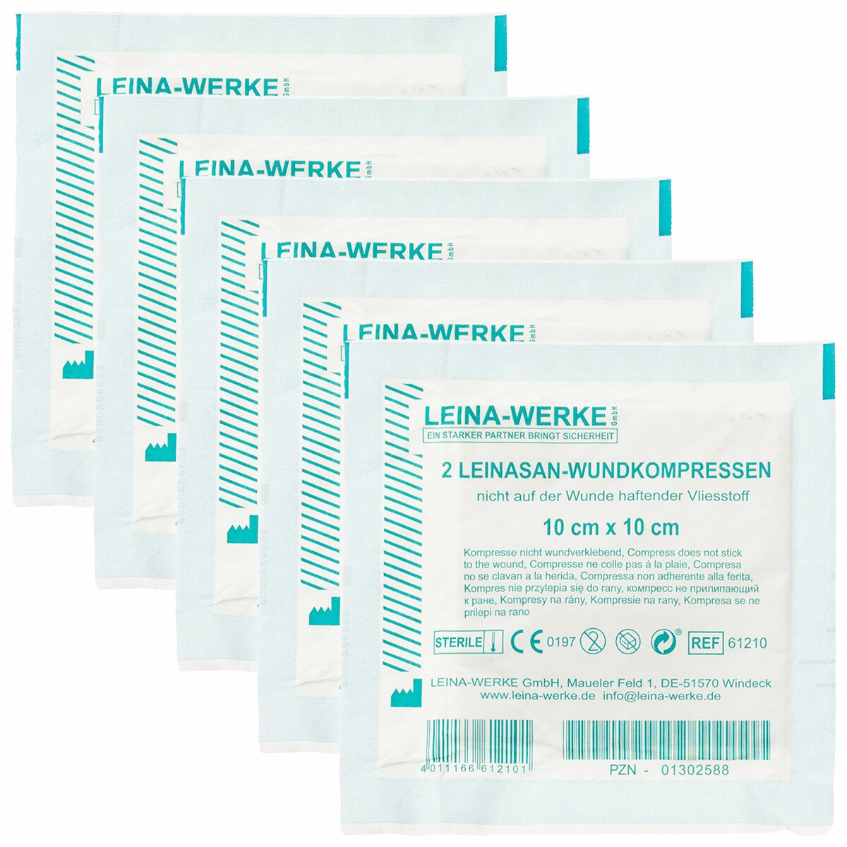 Compresse pour plaie 10 x 10 cm - 5 pcs. Vera