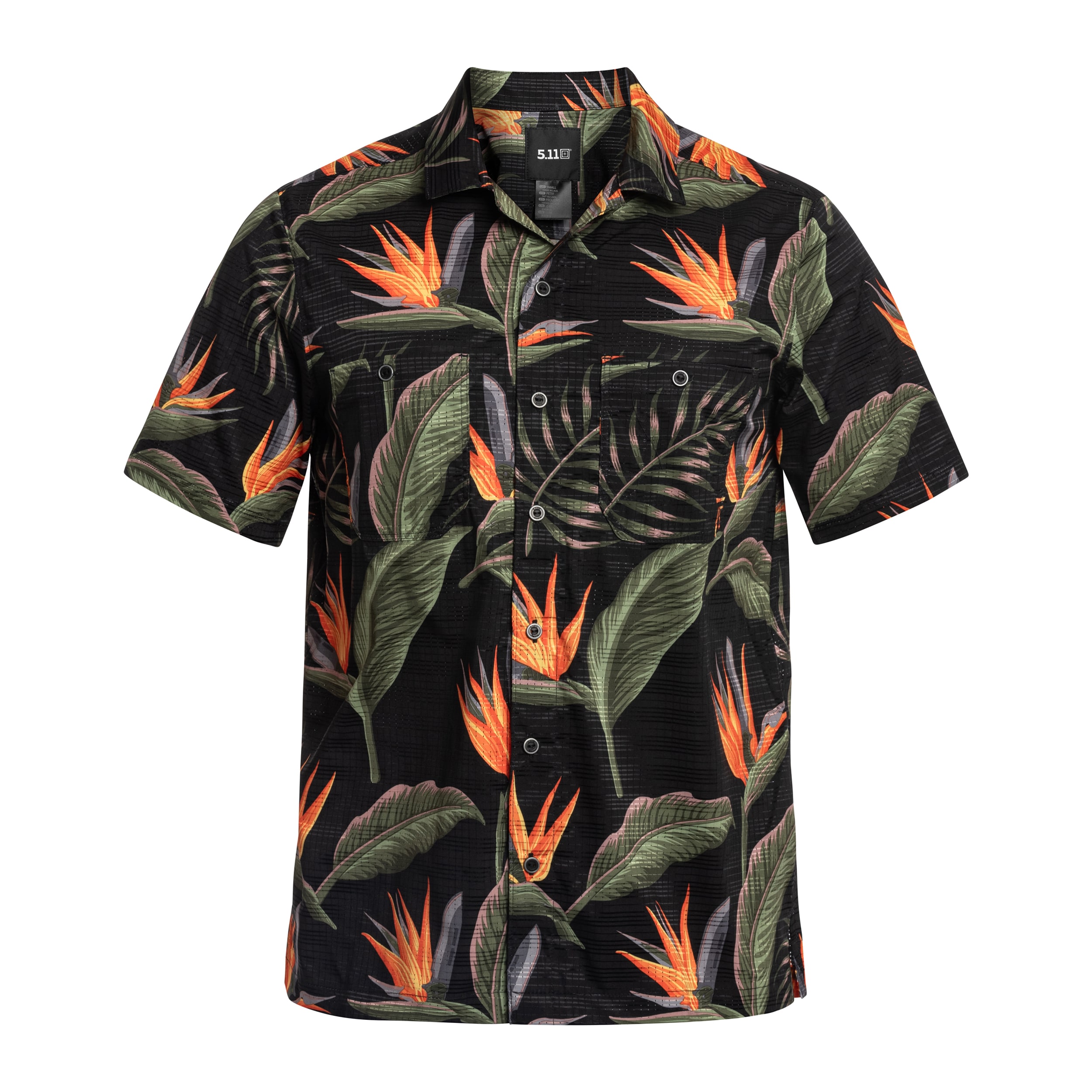 Chemise Adventure Print Short Slevee 5.11 - Black Knives of Paradise