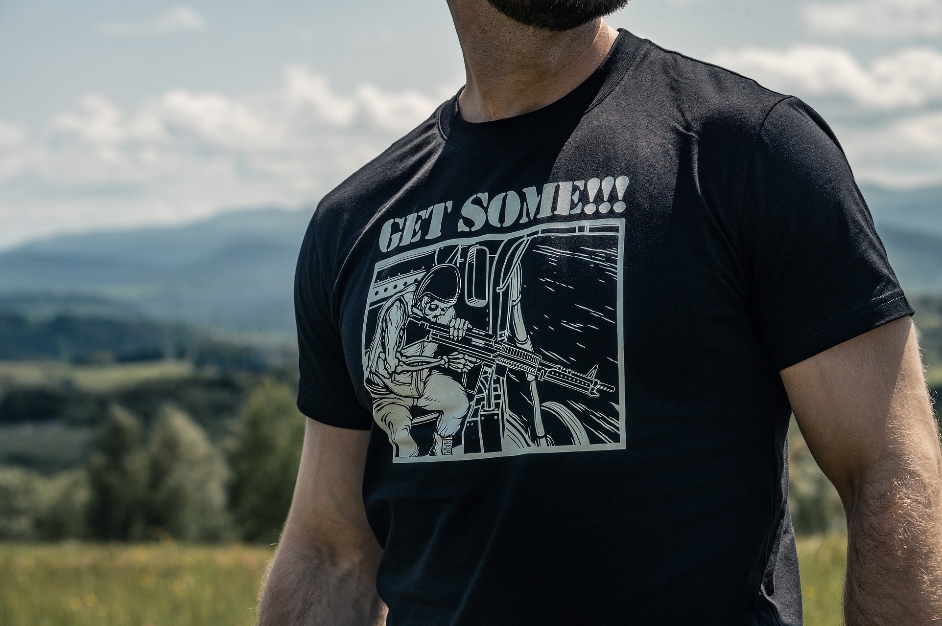 T-Shirt Get Some! Helikon-Tex - Black