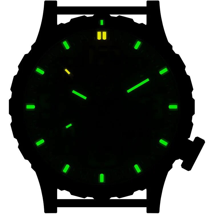 Montre Heavy Water Diver BlackTie B GMT Hazard 4 - Yellow