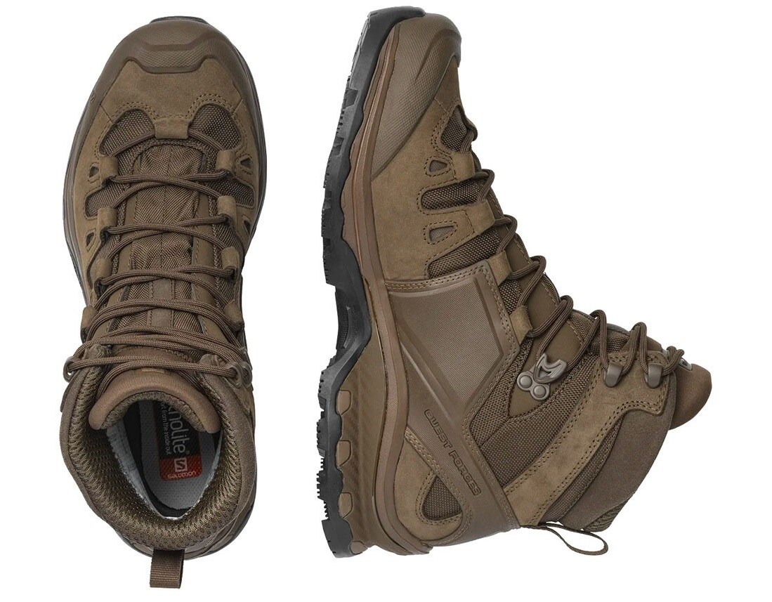 Chaussures Quest 4D Forces 2 MID EN Salomon - Earth Brown