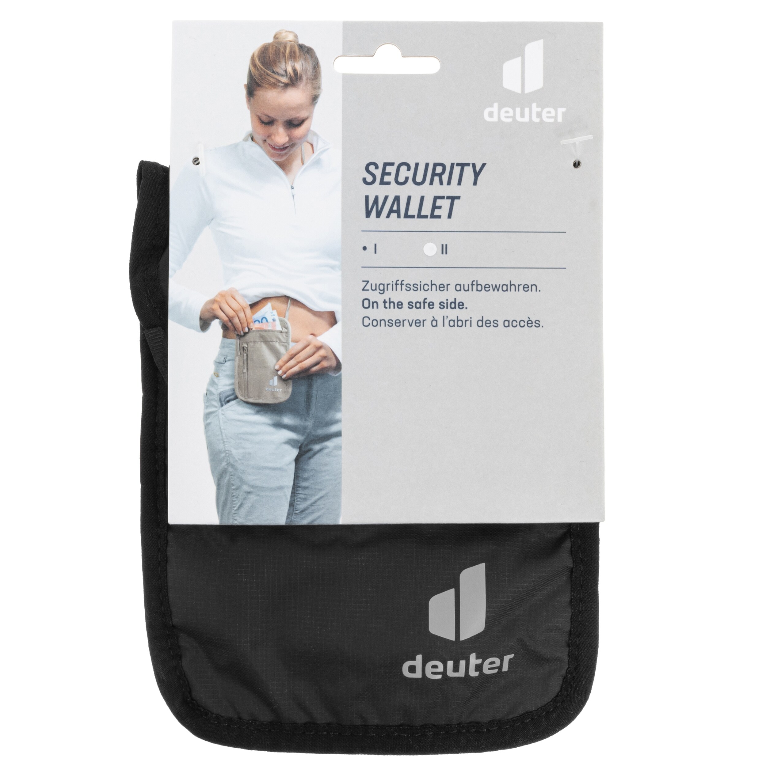 Portefeuille Security Wallet II Deuter - Black