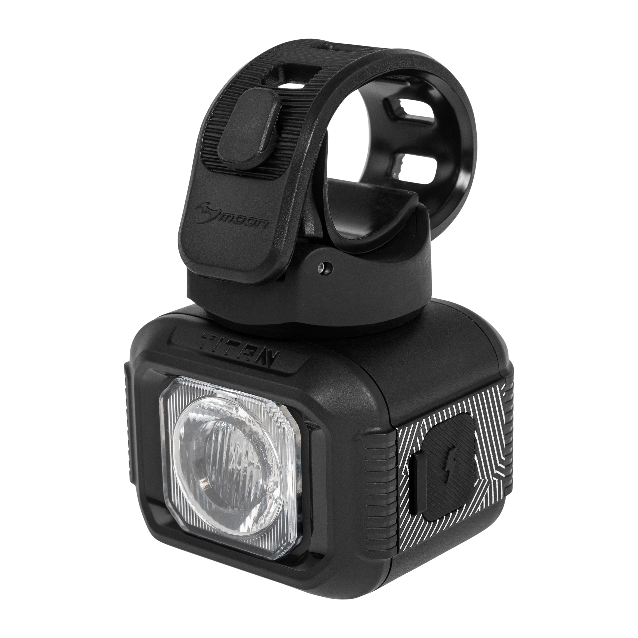 Éclairage avant de vélo Titan Mini 700 lumens Moon - Black
