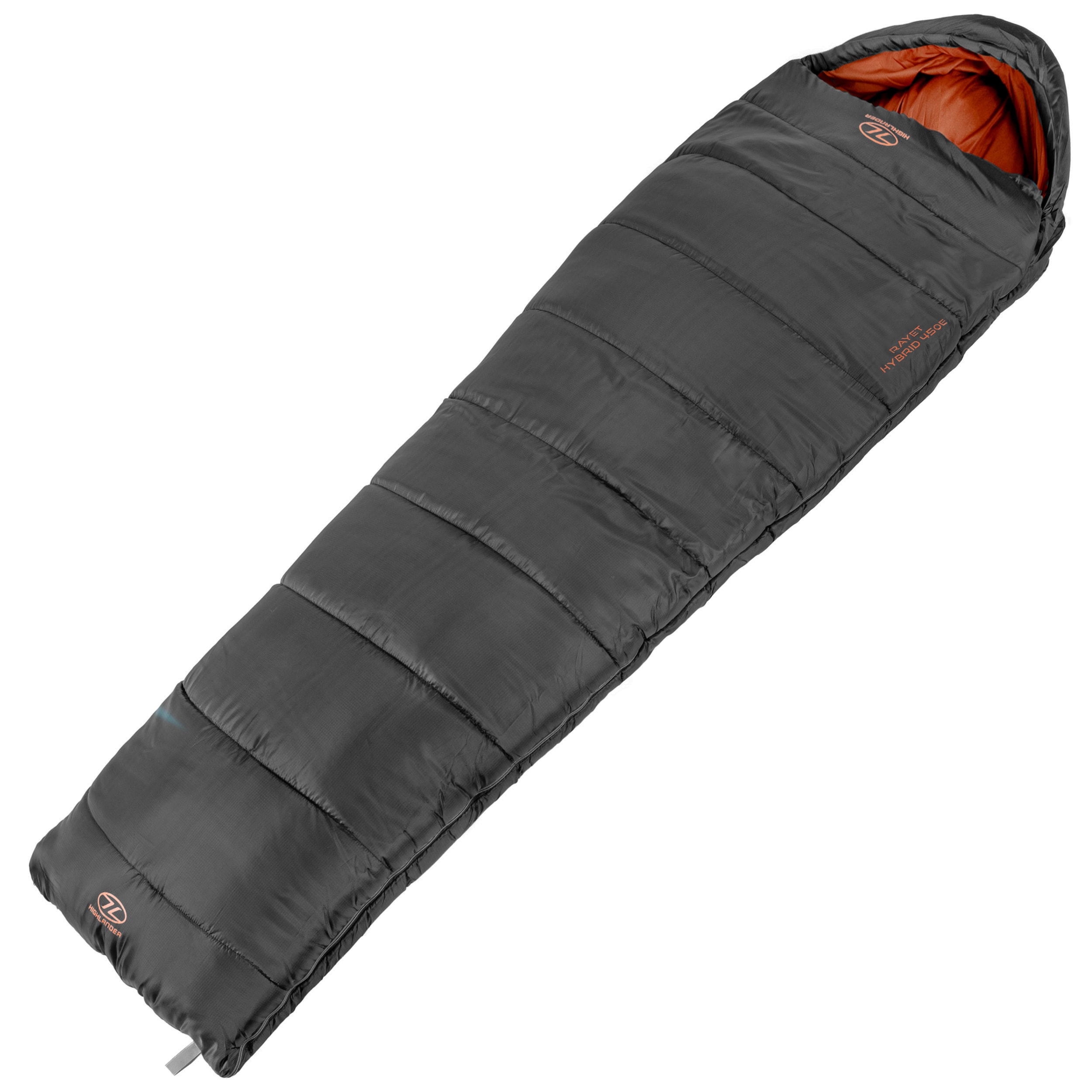 Sac de couchage Rayet Hybrid 450 Highlander Outdoor - Dark Grey