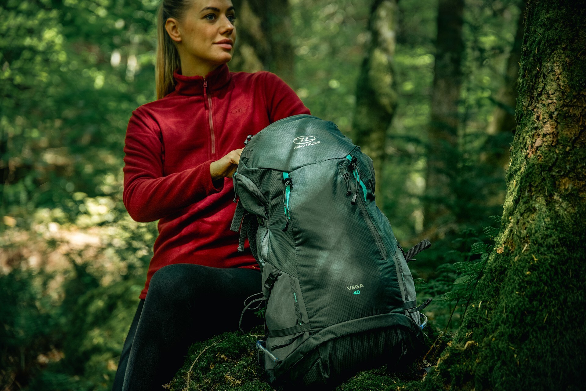 Sac à dos pour femmes Vega Women 40 L Highlander Outdoor - Graphite