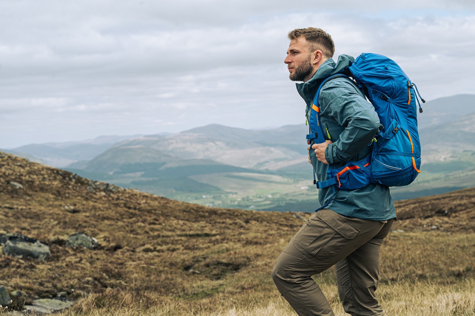 Sac à dos Vega Men 40 L Highlander Outdoor - Sky Blue