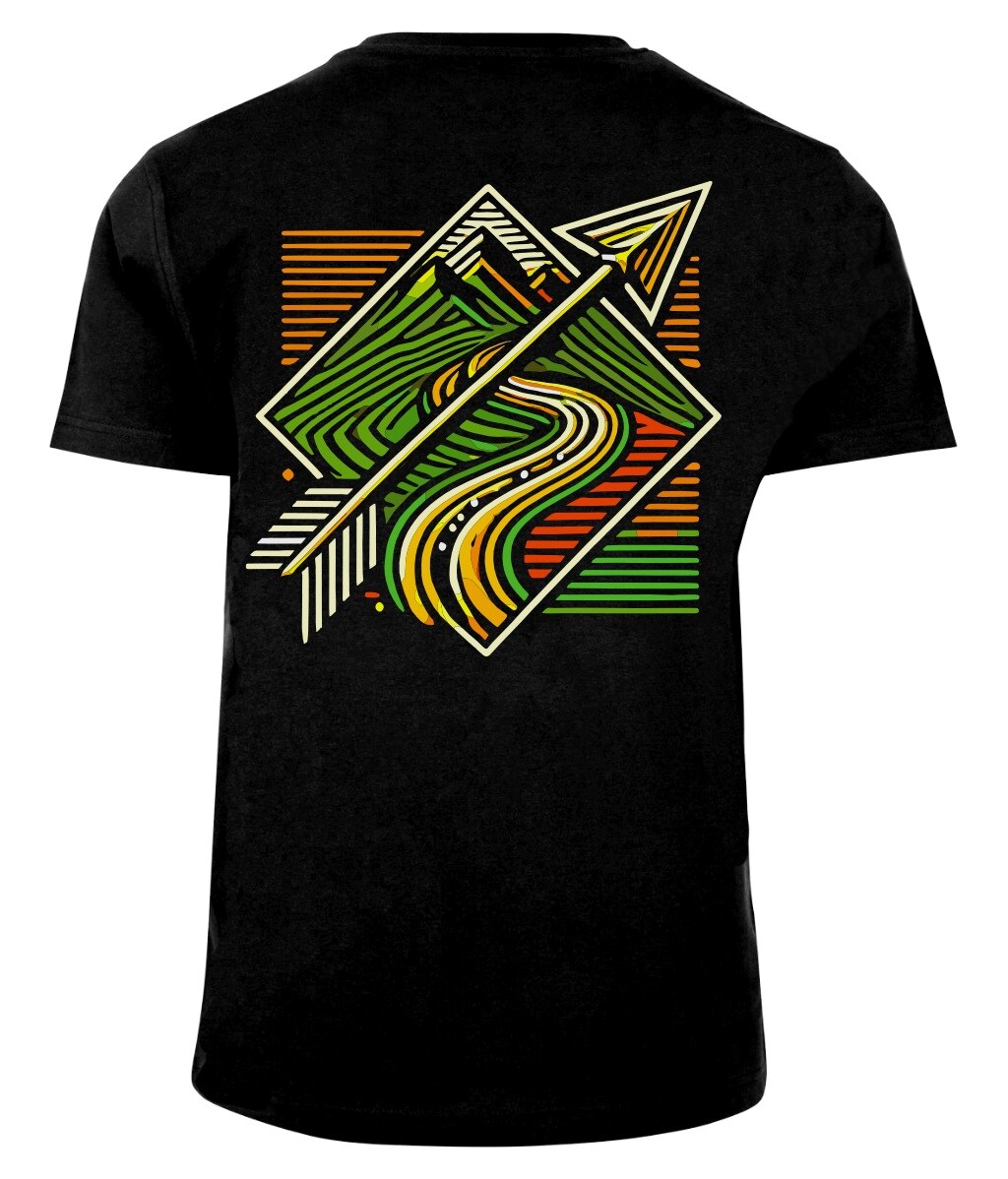 T-shirt Trail Arrow Voyovnik - Noir