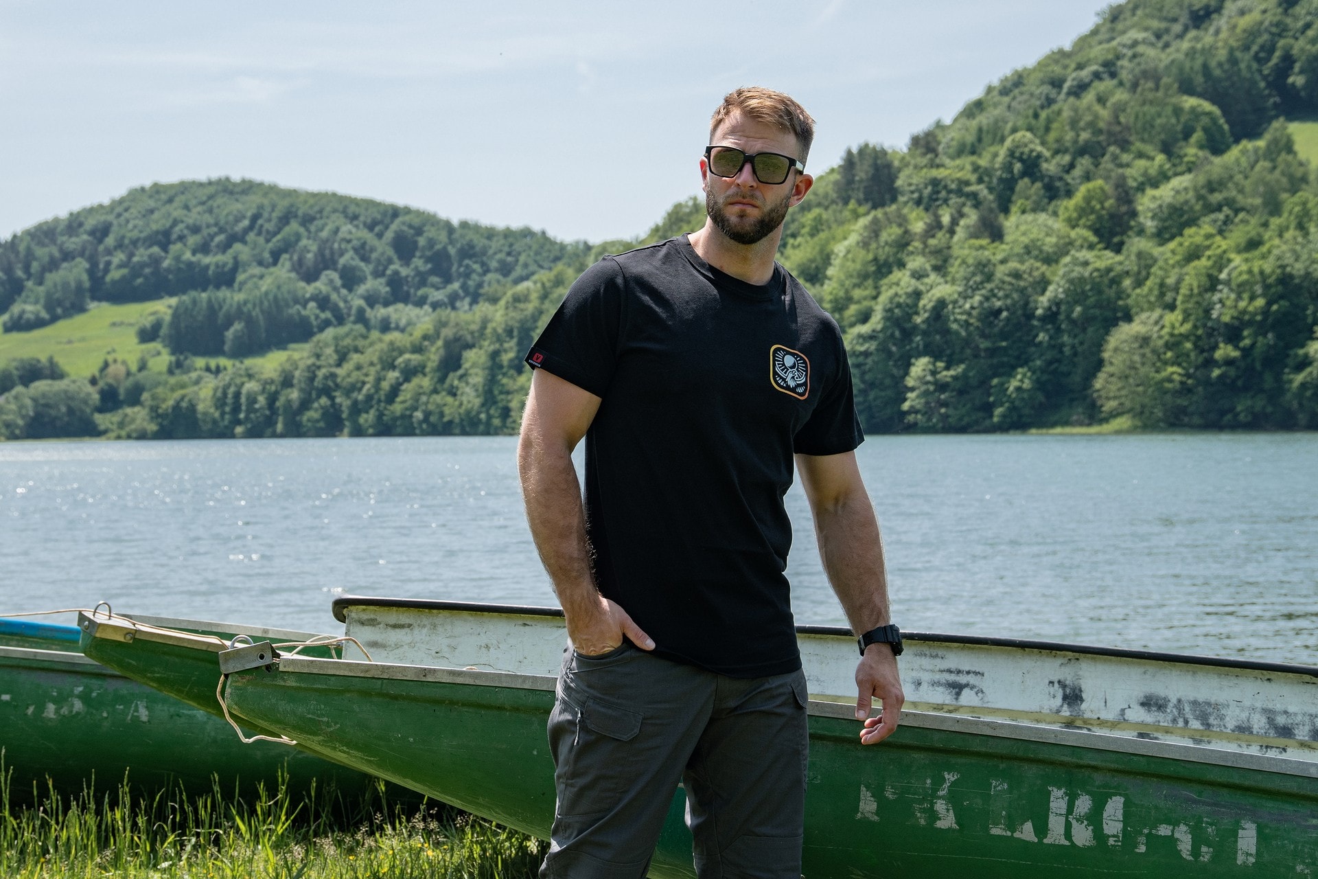 T-shirt Summit Wings Voyovnik - Noir