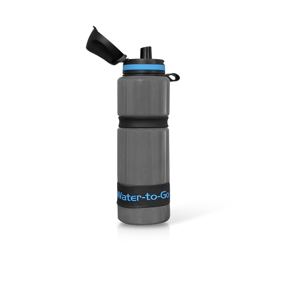 Bouteille avec filtre Active 750 ml Water-to-Go - Bleu