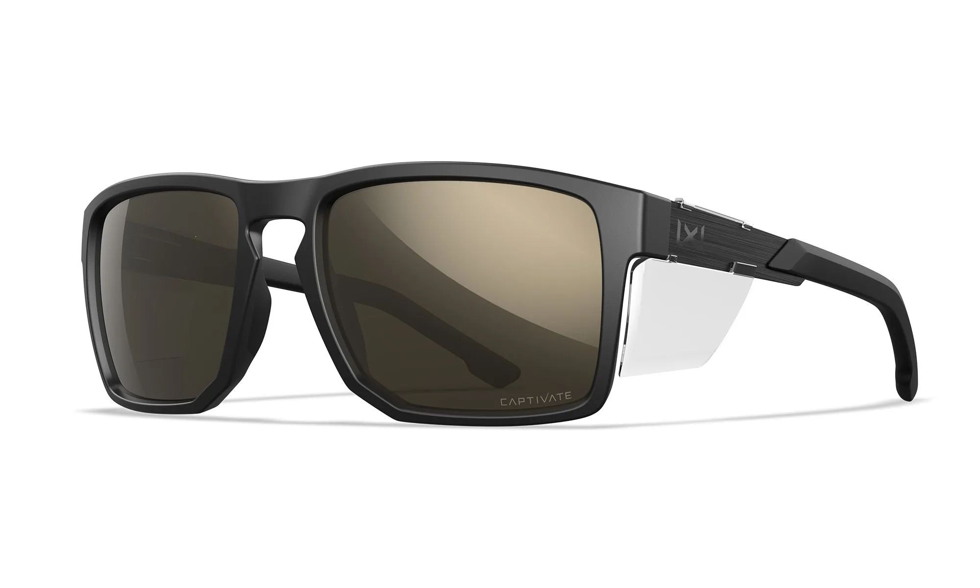 Lunettes tactiques Apex  Wiley X - Captivate Polarized Tungsten Mirror/Matte Black